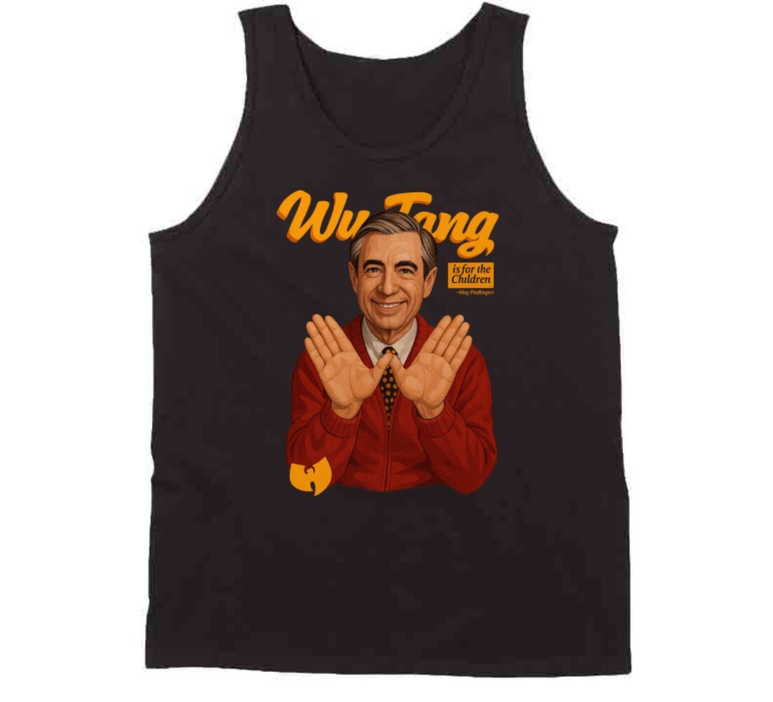 Wu-tang Is For The Children Mr Rogers Funny Parody T Shirt