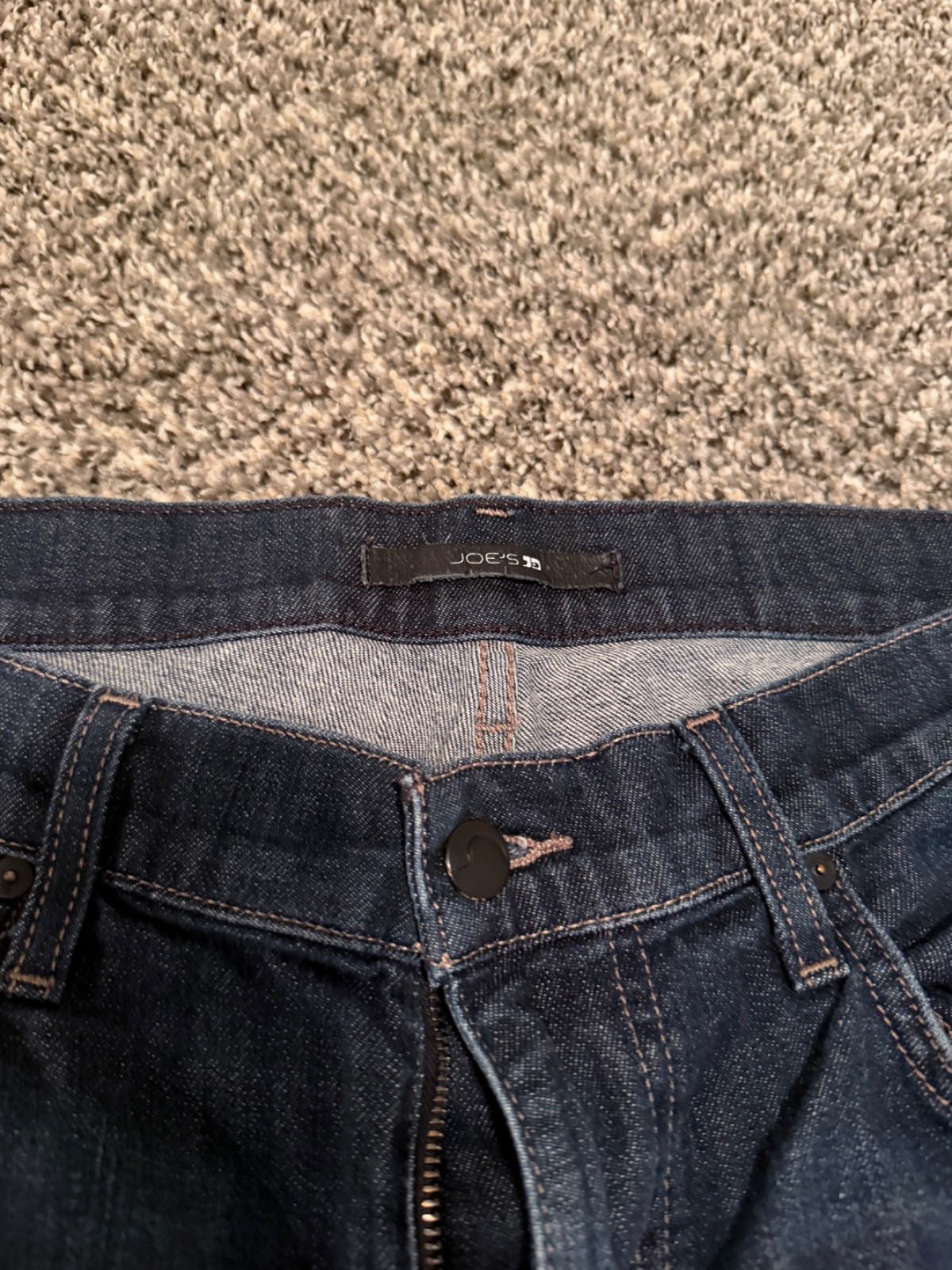 JOE’S Men’s Jeans The Brixton Straight & Narrow Fit 34×31 Dark Blue Great