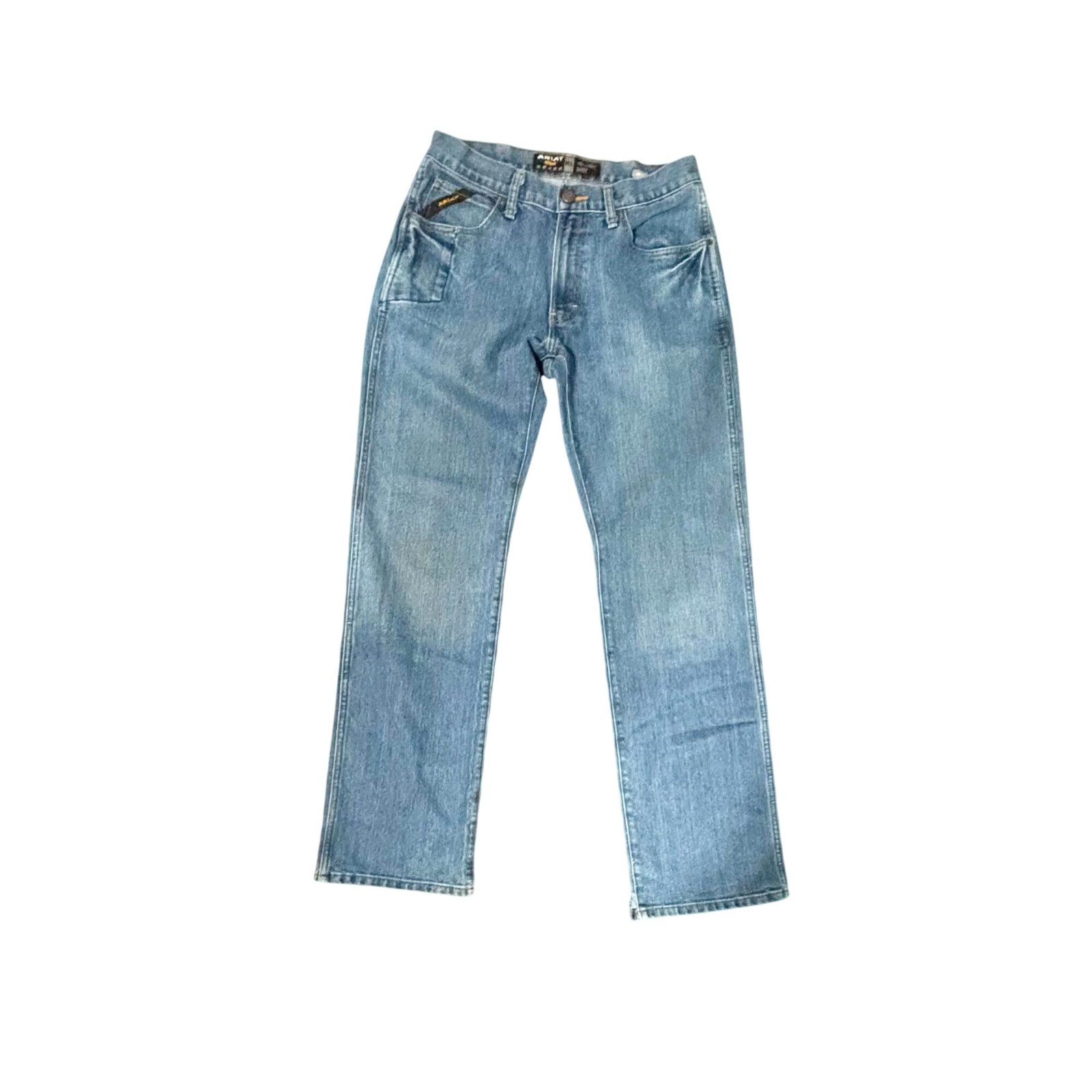 Ariat Rebar Men’s M4 Durastretch Basic Bootcut Jeans 30×34 Blue