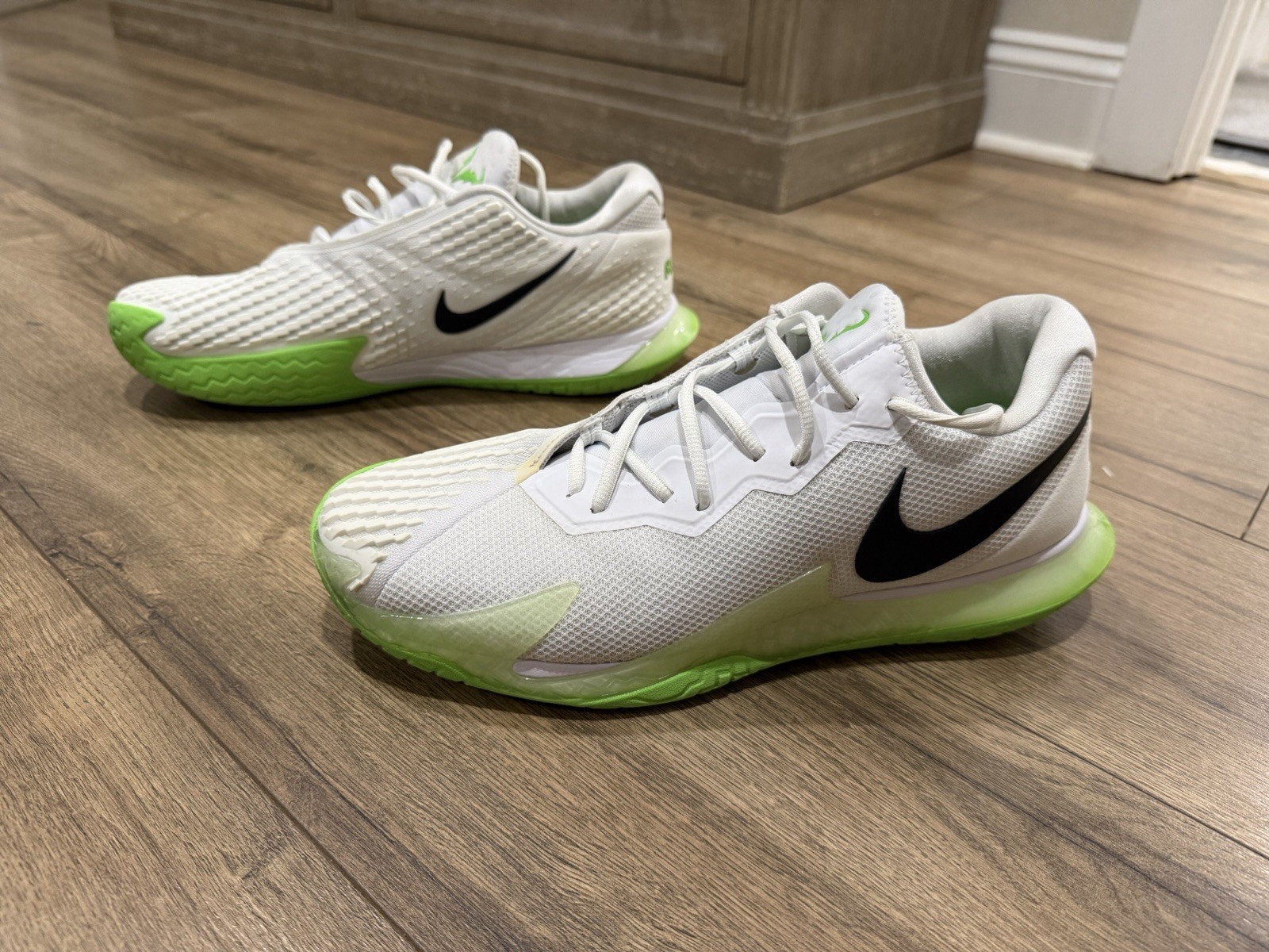 NikeCourt Zoom Vapor Cage 4 Rafa ‘White Action Green’ Men’s Size 12