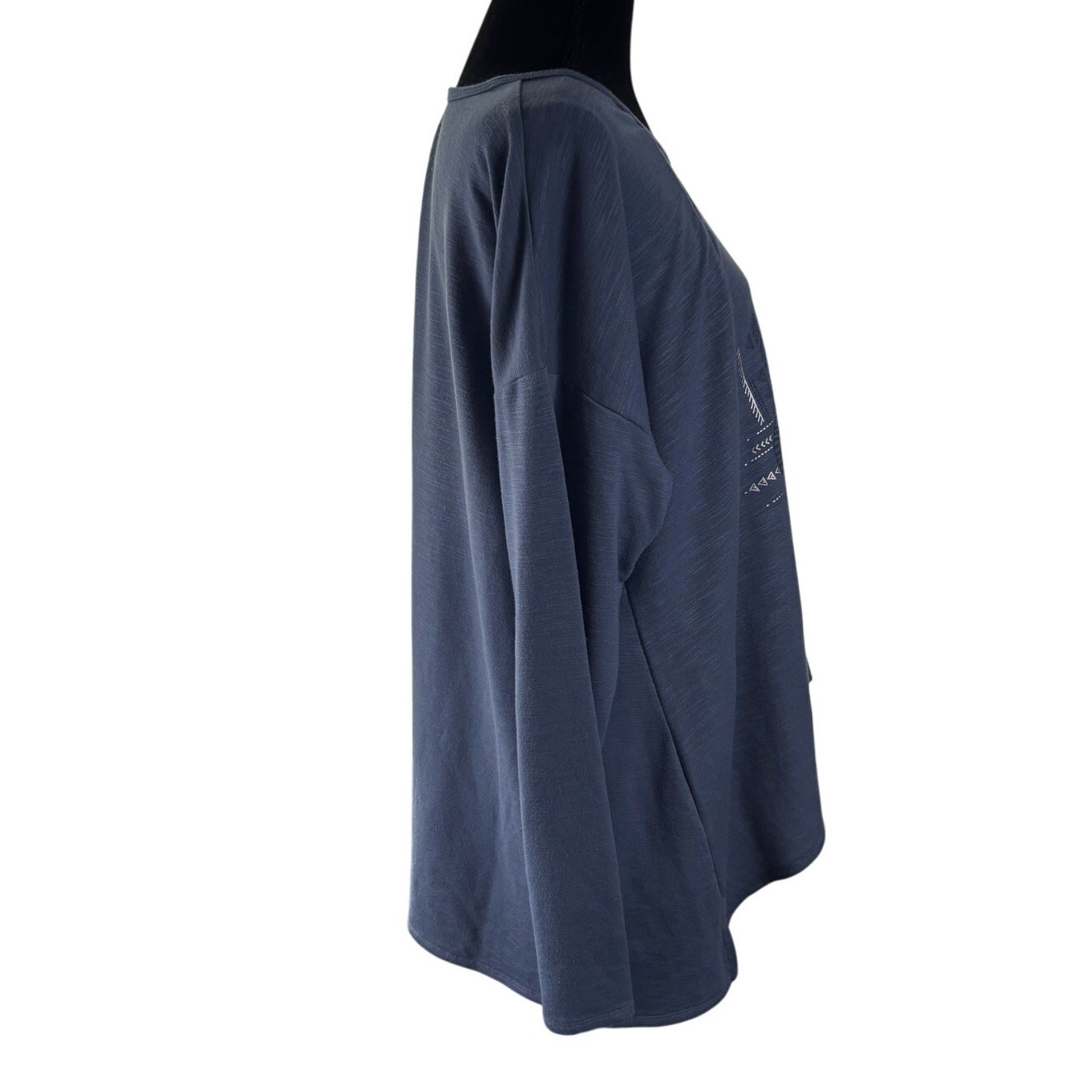 EST 1946 Bluish Stretch Long Sleeve Pullover Size XL