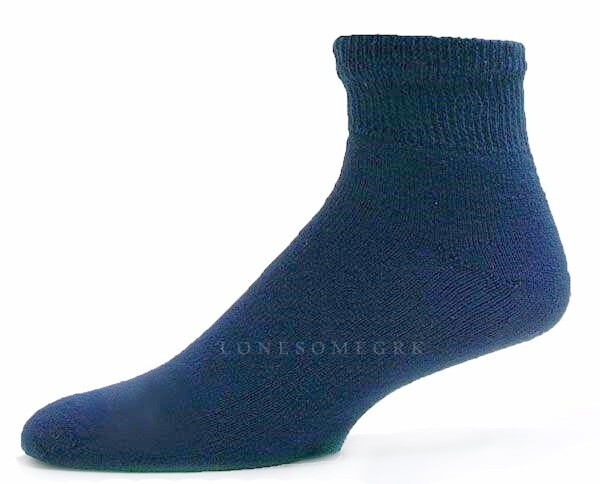12 Pairs Womens Physicians Choice VENTILATED Cotton Diabetic Ankle Socks US Made