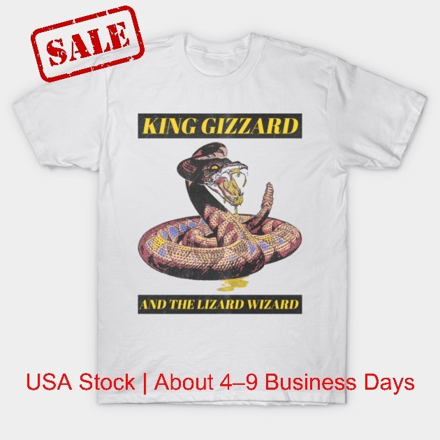King Gizzard and the Lizard Wizard T-Shirt Classic Design Band Graphic Tee S-4XL