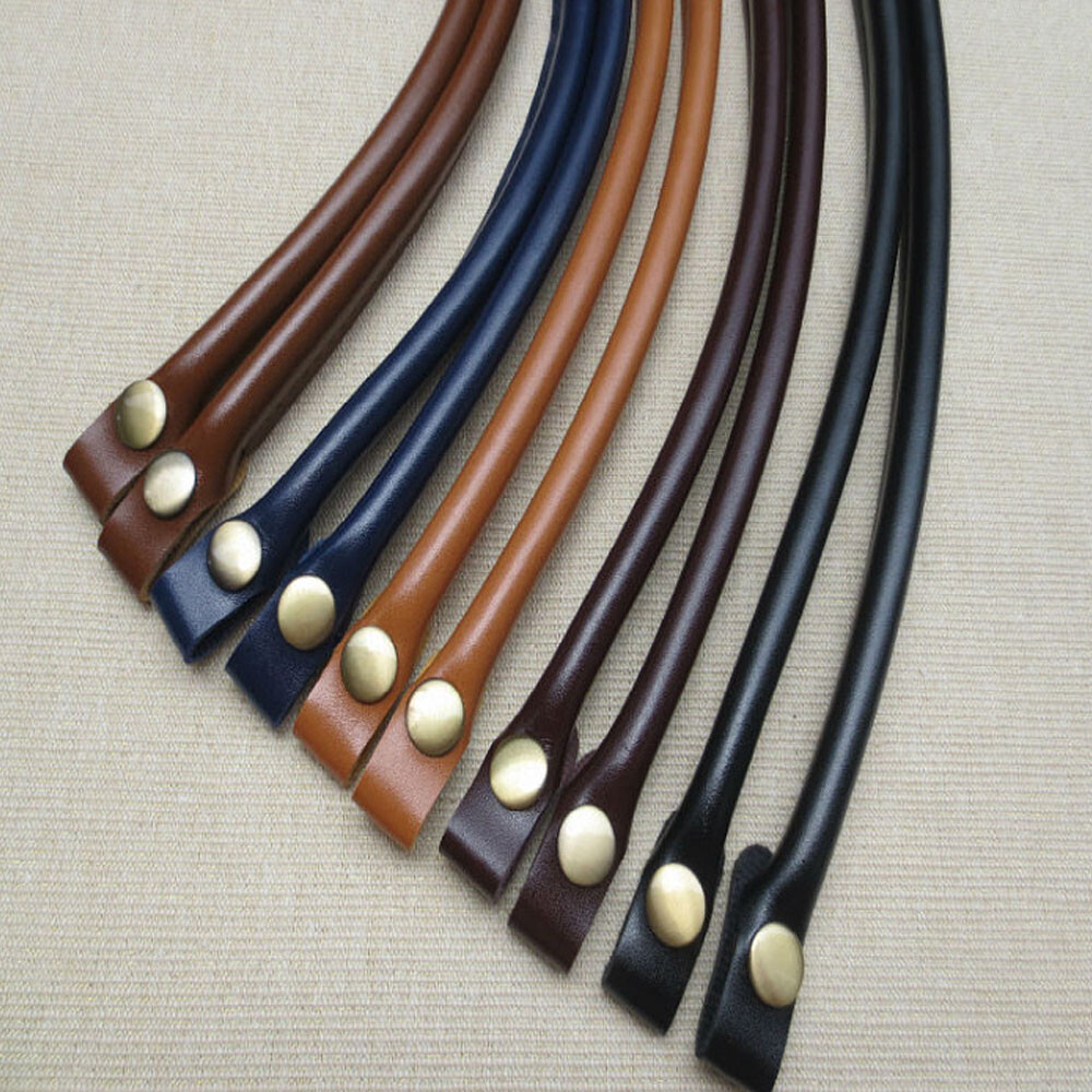 2PCS Leather Bag Handles Replacement Shoulder Bag Handbag Tote Bag Strap Handle