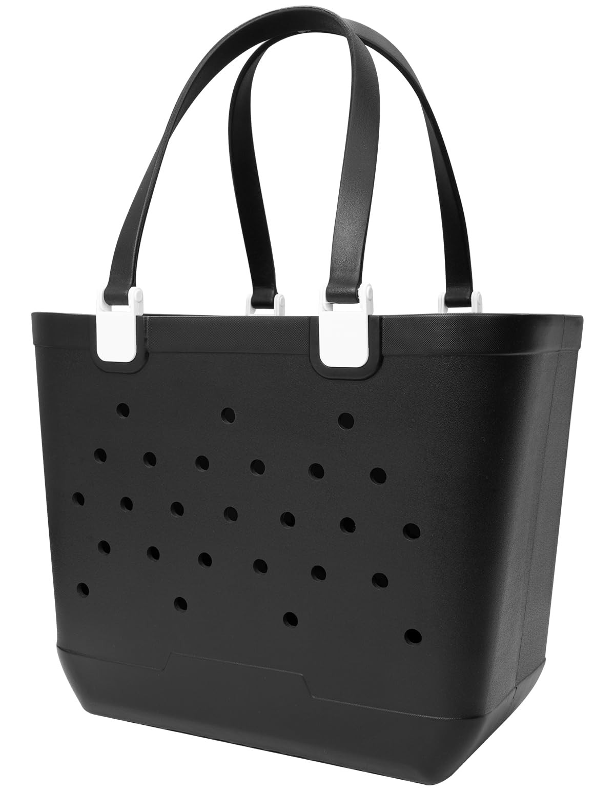 Beach Bag – Large Sandproof Rubber Tote with Waterproof Pocket for Travel & P…