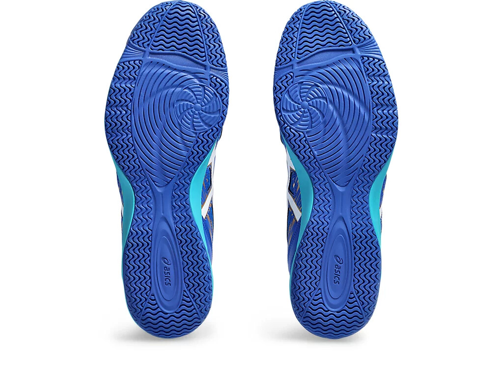 Asics Table Tennis Shoes ATTACK HYPERBEAT 4 Tuna Blue/White 1073A056 401 UNISEX