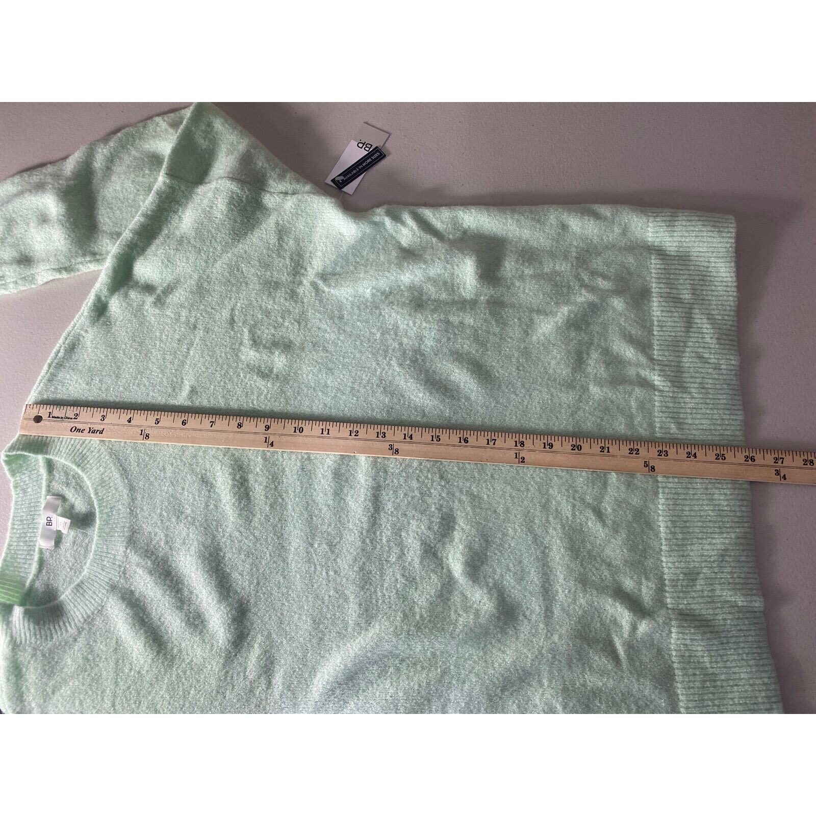 BP Sweater Womens XL Mint Green Acrylic Blend Pastel Academia Cozy Soft Girl NWT