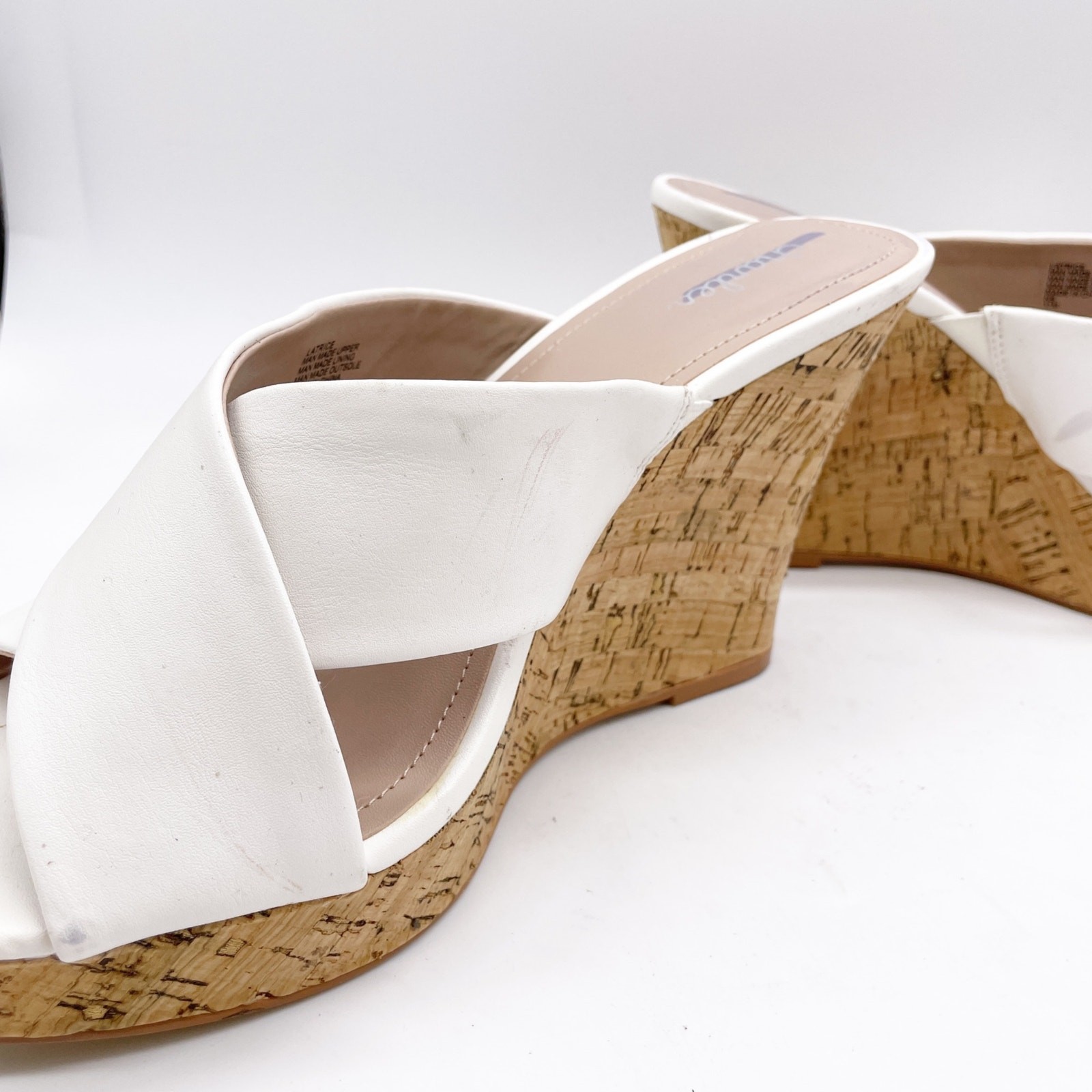 Charles By Charles David Women’s Latrice Wedge Sandals White Size 11 M