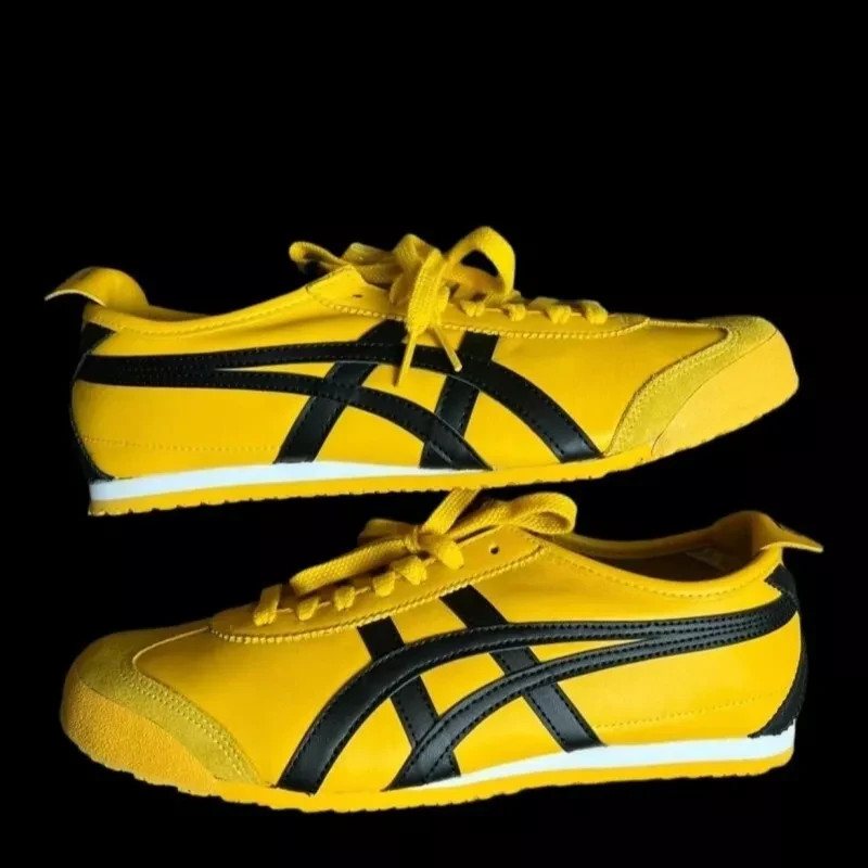 Authentic Onitsuka Tiger MEXICO 66 1183C102 751 YELLOW BLACK Sneakers Shoes
