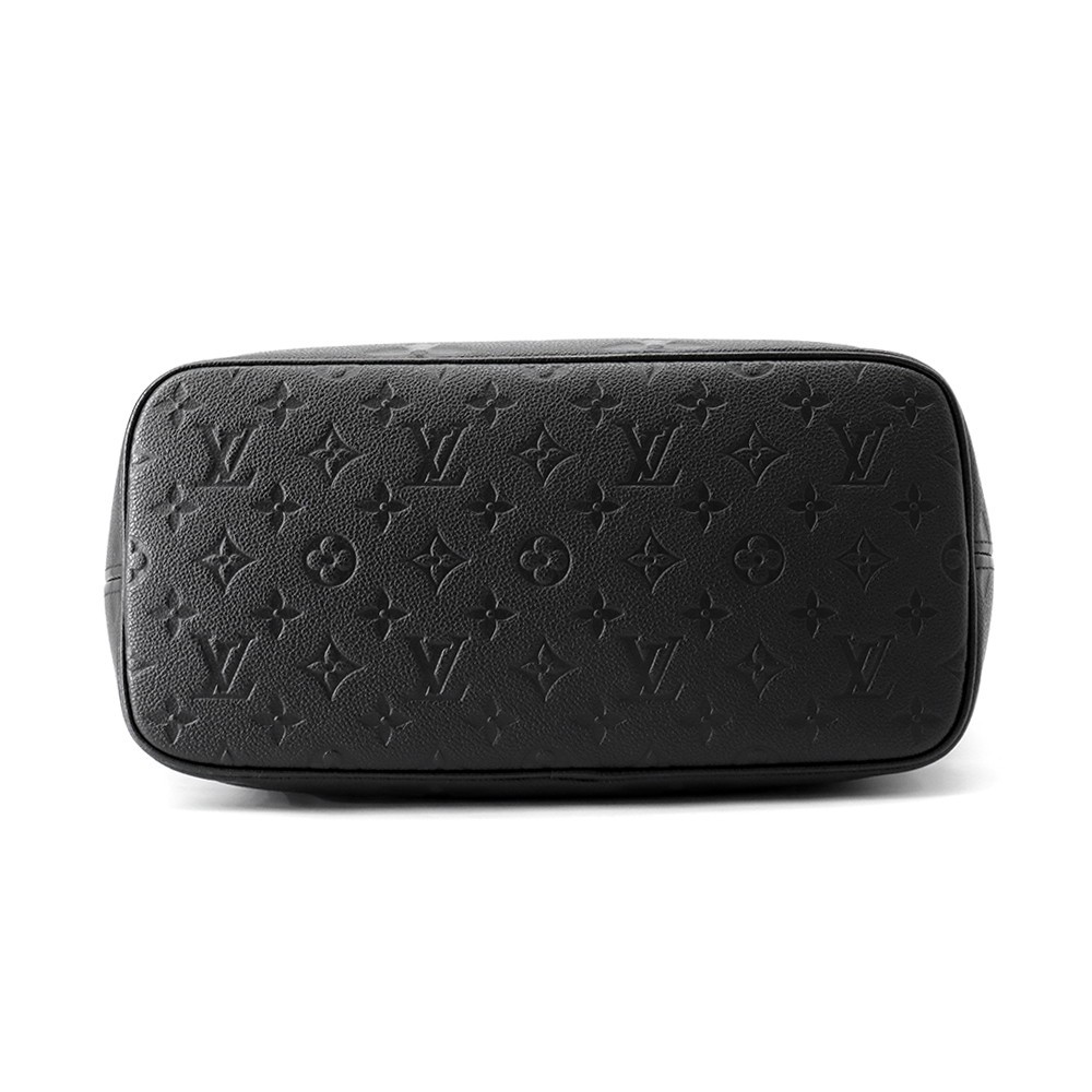 LOUIS VUITTON Neverfull Size MM Monogram Empreinte Leather Noir M45685