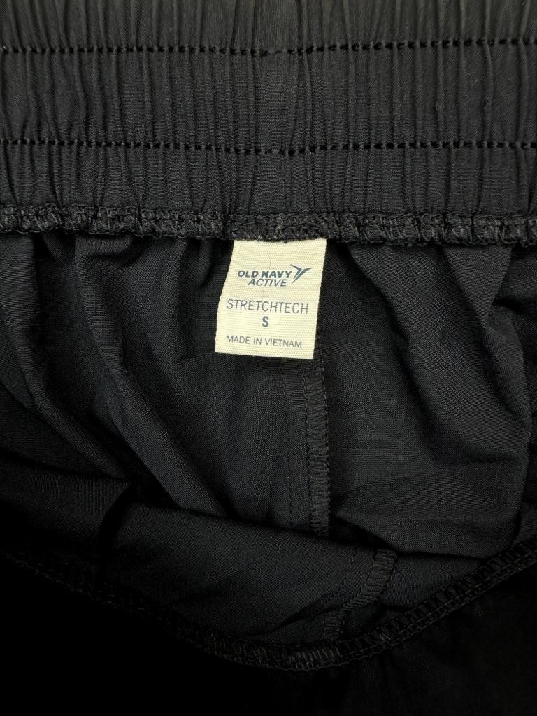 Old Navy Active StretchTech Jogger Pants Mens Small Navy Blue Zipper Ankle