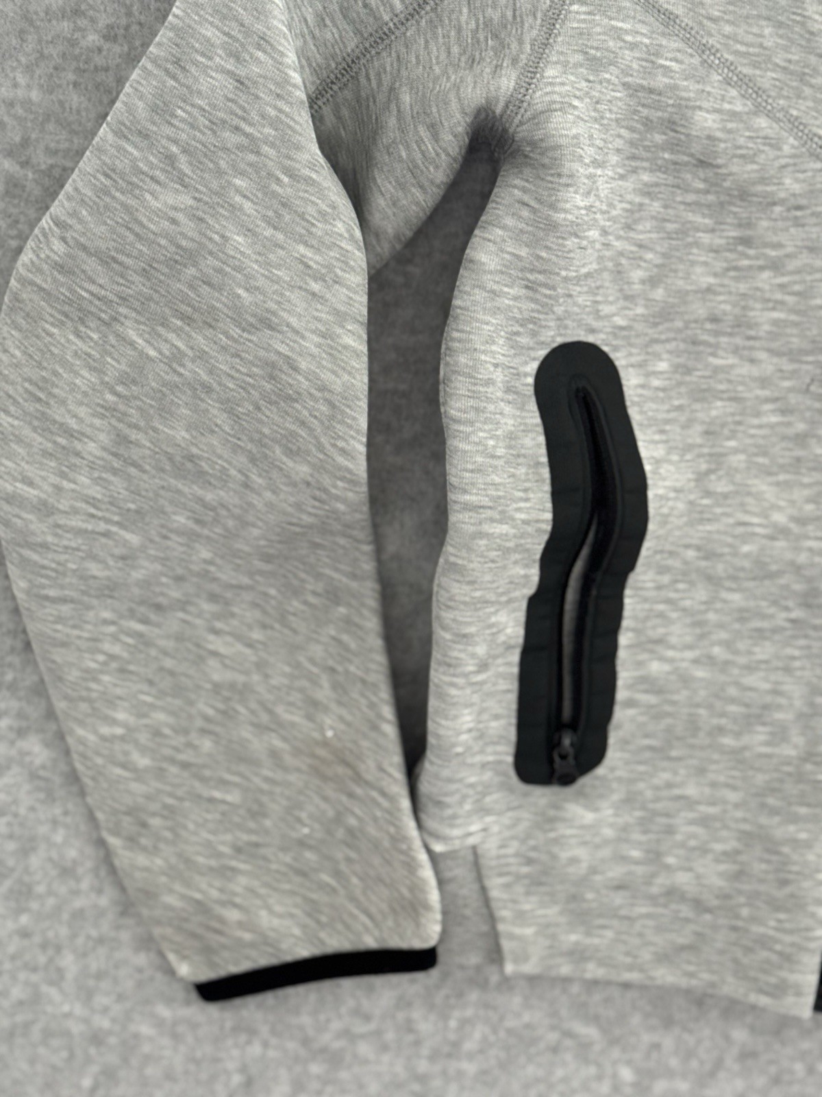 Nike Sportswear Tech Fleece Full-Zip Hoodie Jacket Gray Youth Kids Size Small