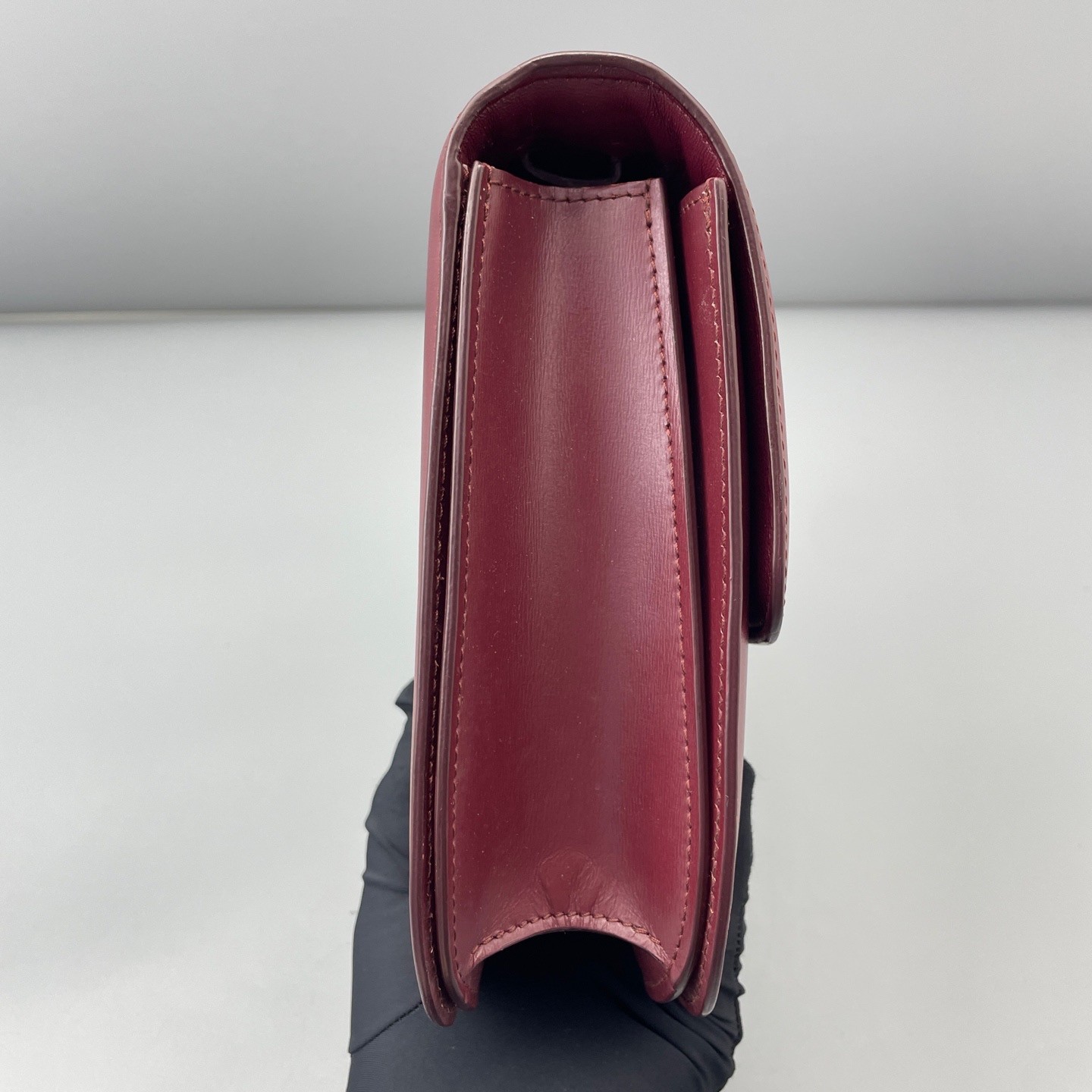 Celine Pre-Owned Authentic Luxury Handbag Burgundy 24*18*7cm