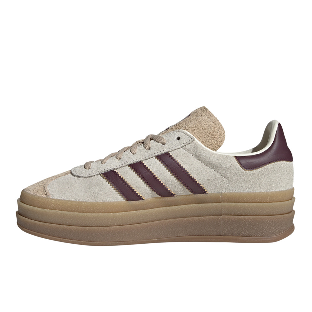 adidas Gazelle Bold Womens Beige Sneakers Casual Shoes JQ5127