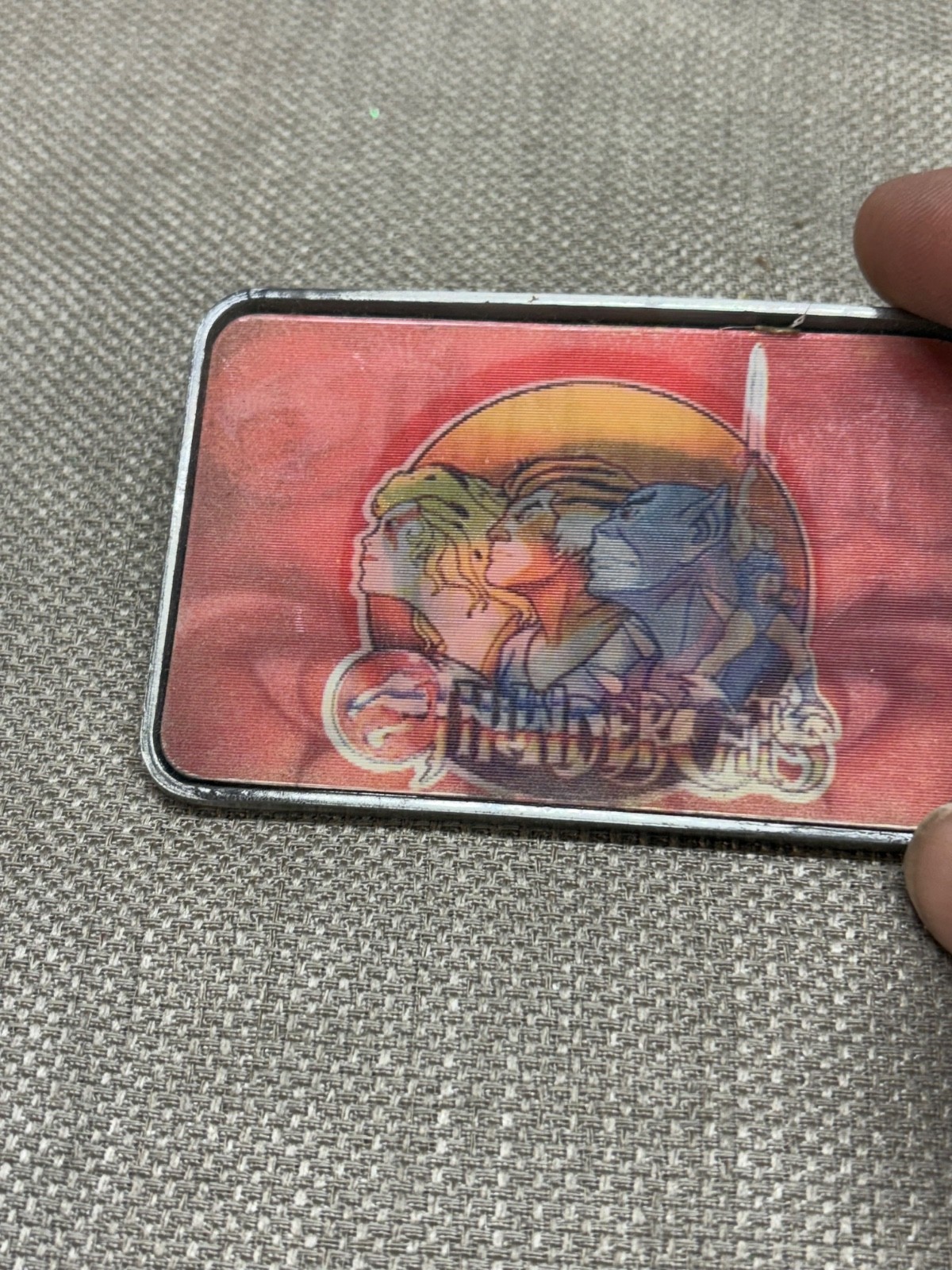 Thundercats Metal Belt Buckle Changes Image As Shown Vintage 3 1/4″