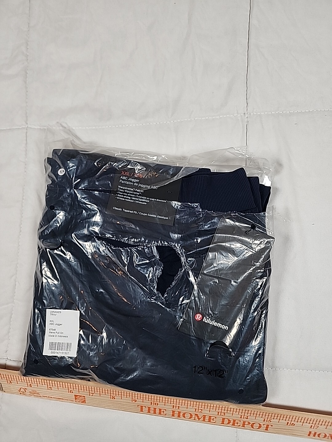 2XL Lululemon ABC Men Jogger Pants True Navy New with Tags LM5AMZS Retail $128
