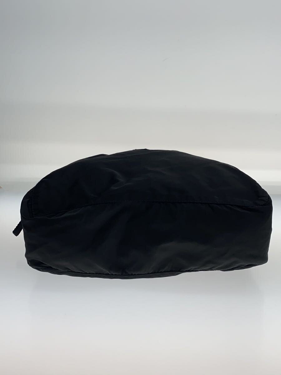 PRADA Triangle Plate Triangle Bag Nylon BLK