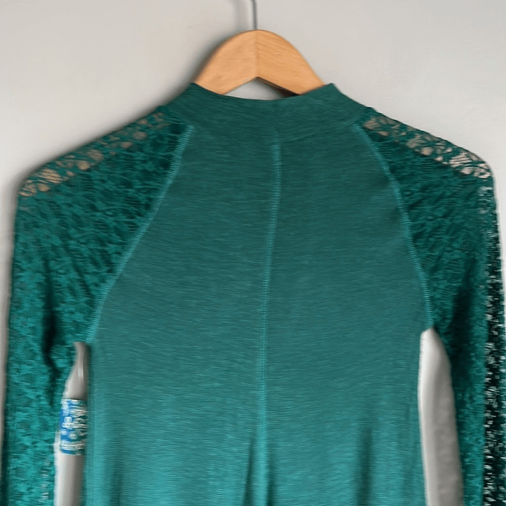 NEW Free People No Limits Lace Panel Layering Top