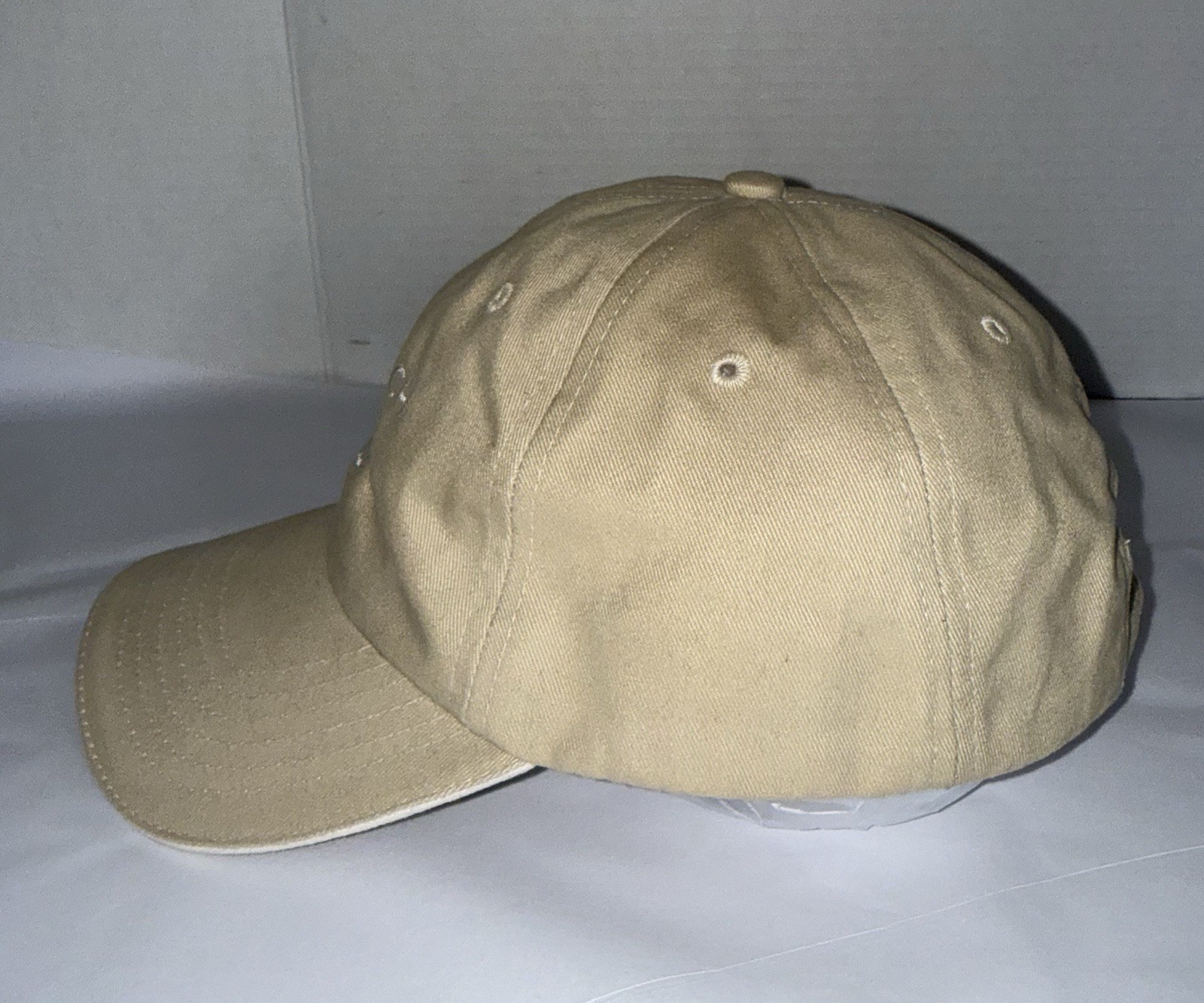 MAYBACH MERCEDES- BENZ Embroidered Logo Beige White Curved Dad Hat Adjustable OS