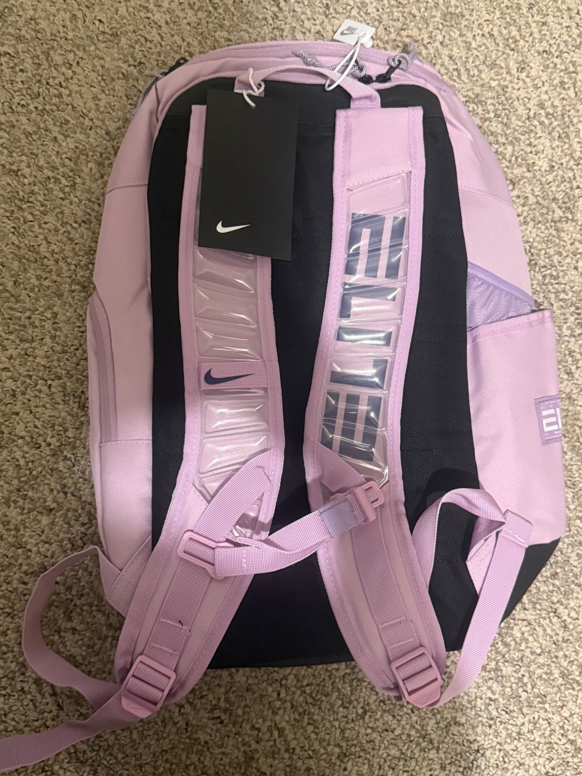 purple Nike Elite Backpack Brand New with Tags, Gym, School Bag, basketball