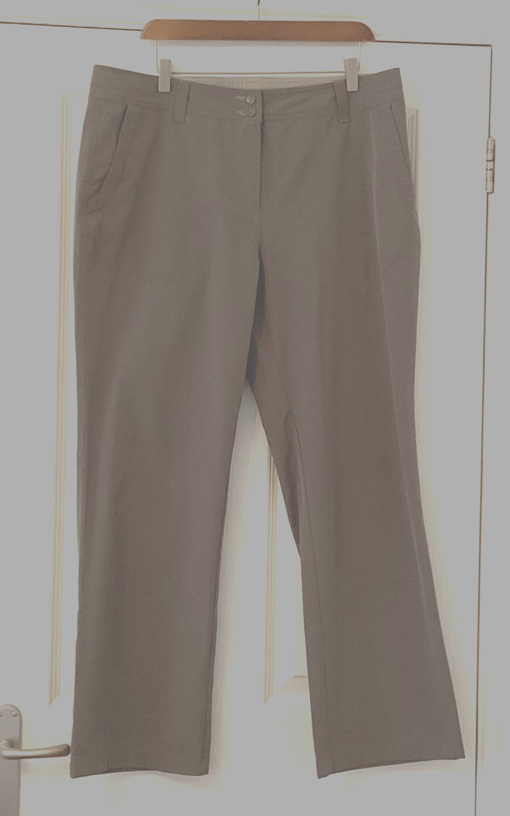 Ladies Rohan Crossover Light Green Walking Hiking Holiday Trousers, Size 16R