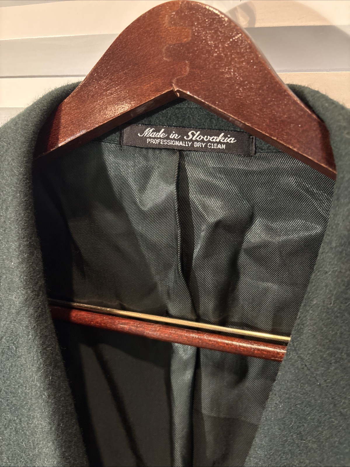 Deansgate 100% Camel Hair Blazer Jacket L Deep Forest Green