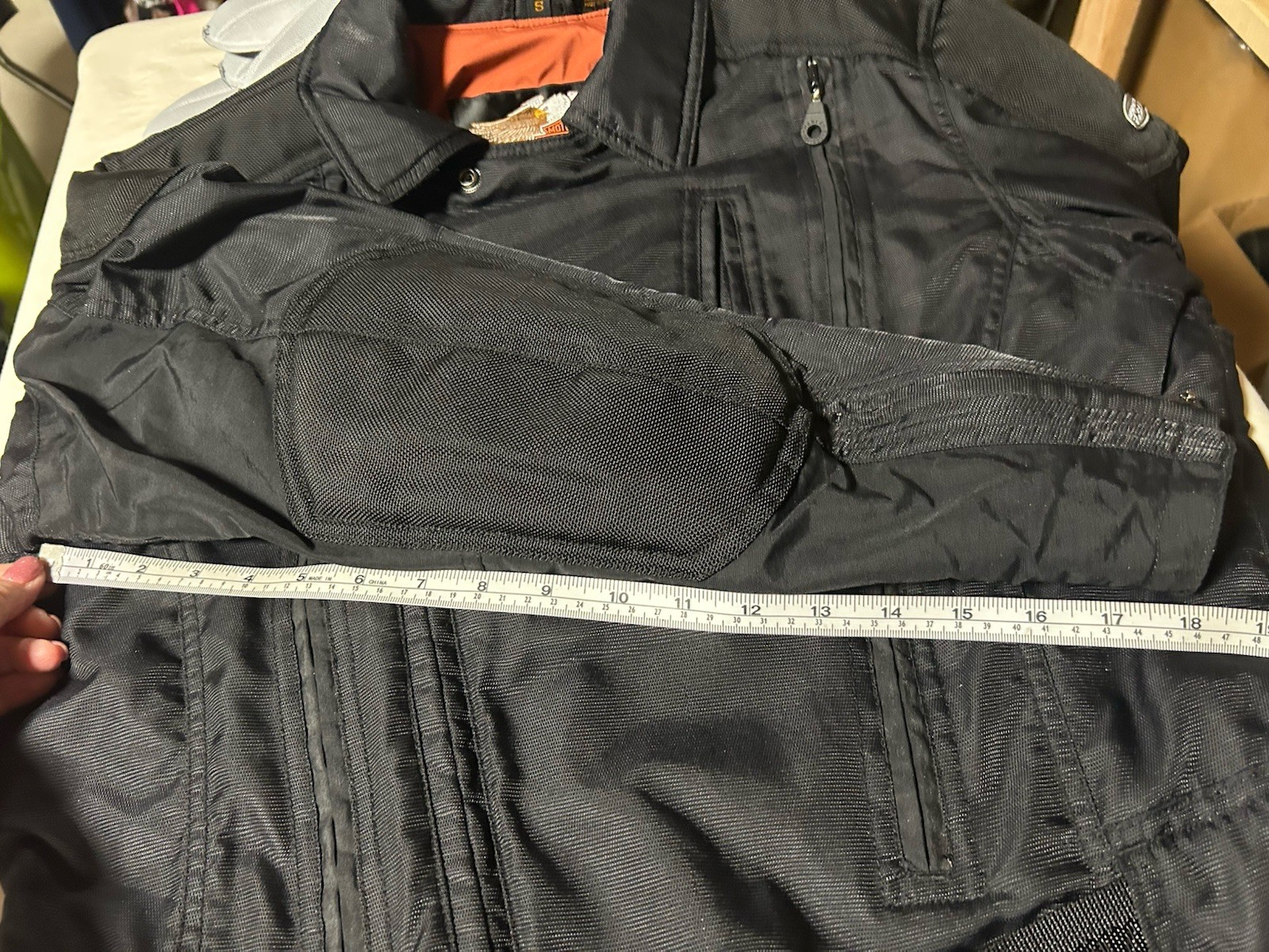 Harley Davidson Size SM Men’s FXRG NYLON 97182-01VM Armored Biker Riding Jacket