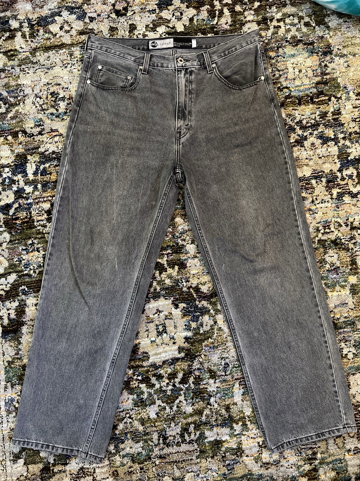 Levi’s SilverTab Men’s Gray Denim Jeans Loose Baggy Mid Rise 5-Pocket