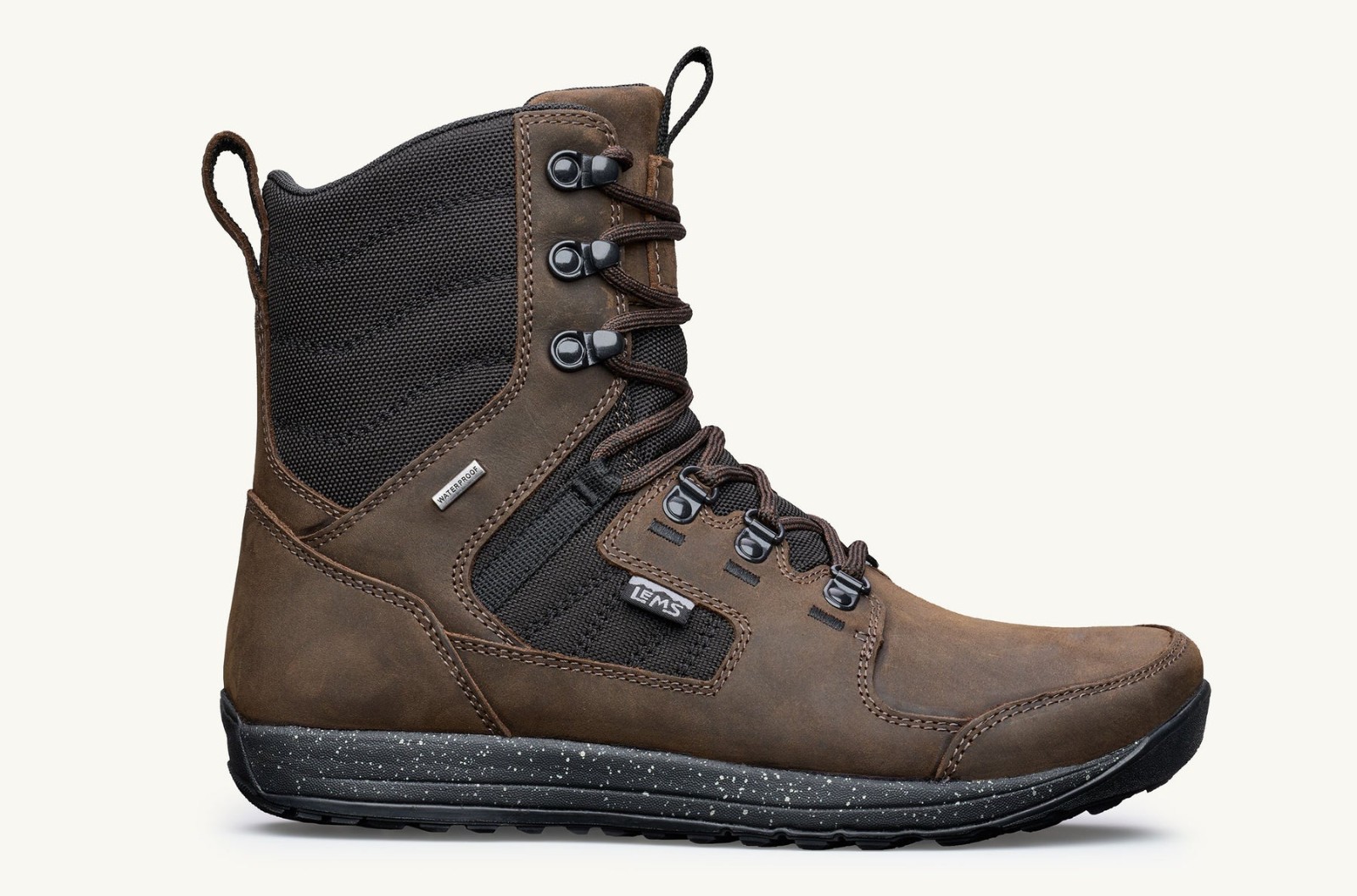 New Lems Mens Breck Boot Insulated Grizzly brown hike CHOOSE size shoe