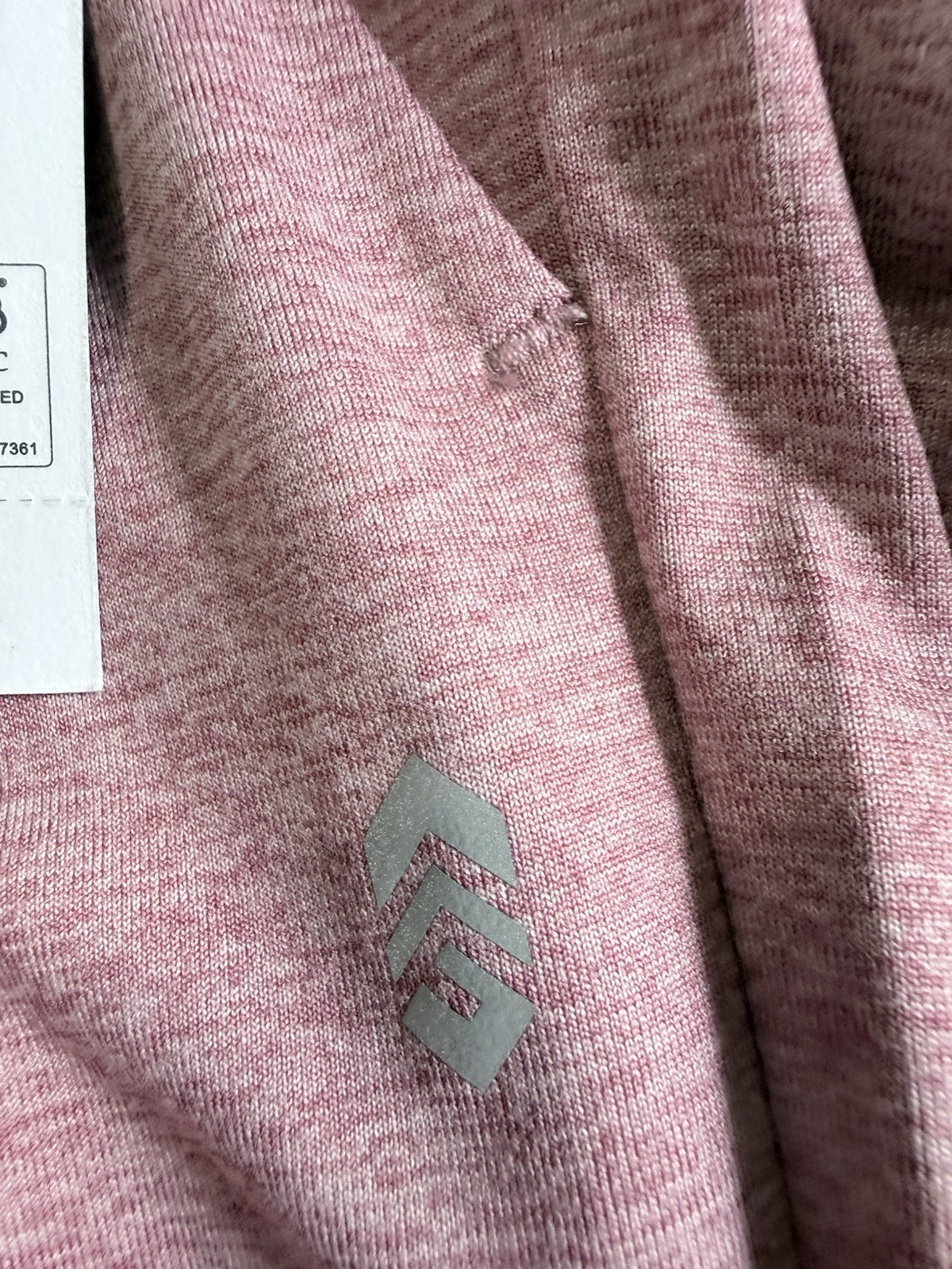 Free Country Cloud Women’s Heathered Jogger Pants Pink S Pull-On Elastic Waist