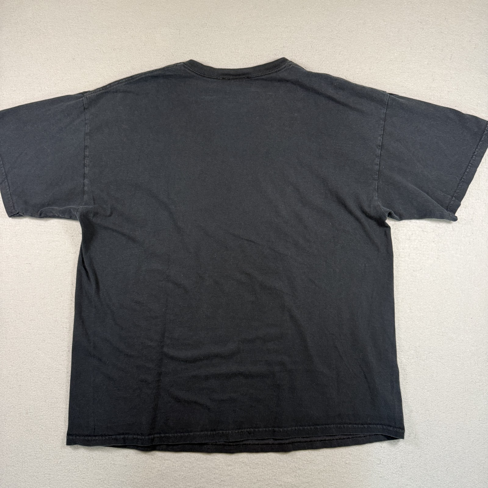 Star Wars T-Shirt Men’s XL Black Darth Vader Spellout Line Art Vintage