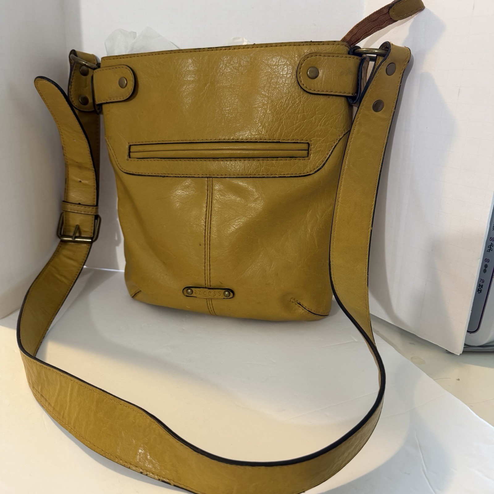 Axcess (Liz Claiborne) Crossbody Yellow Purse