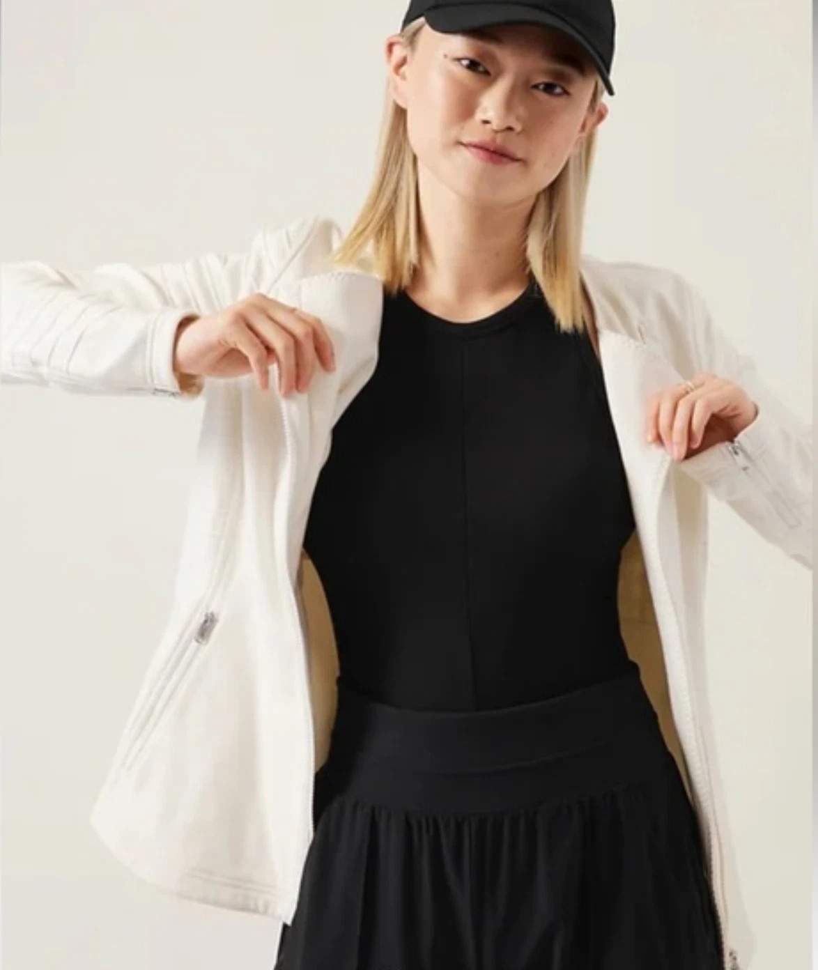 Athleta Moto Cream Jacket-Size 3X-NWT
