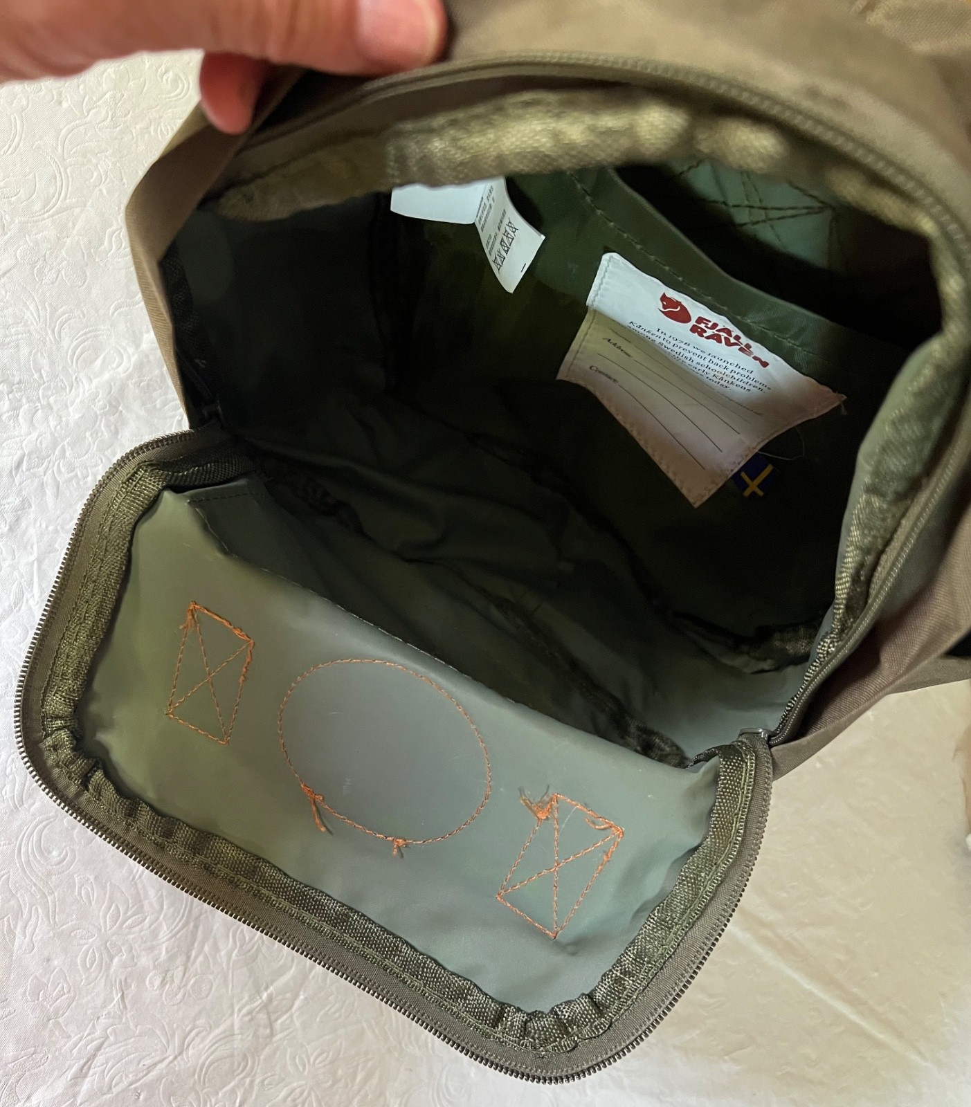 Fjallraven Kanken Mini Backpack / Daypack in Olive Green