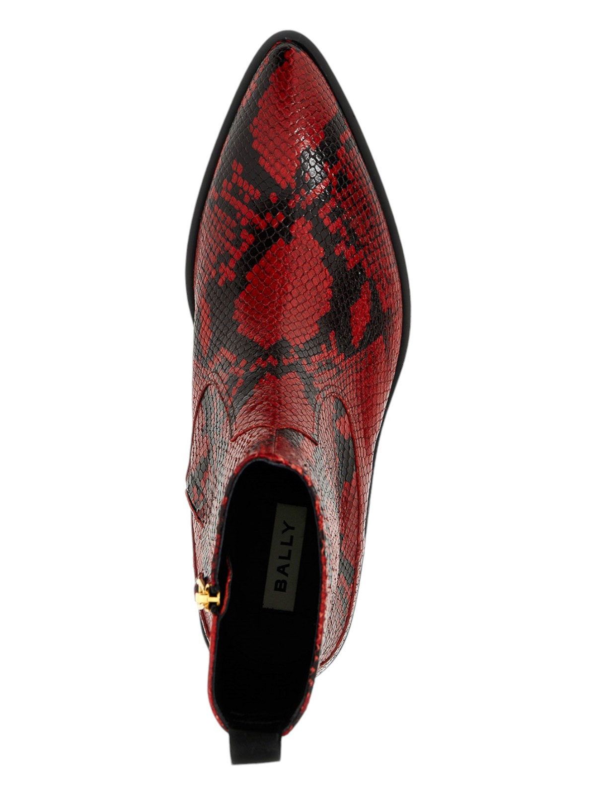 Bally Gaiman 6303991 Men’s Ruby Animal Print Leather Boots MSRP $1100