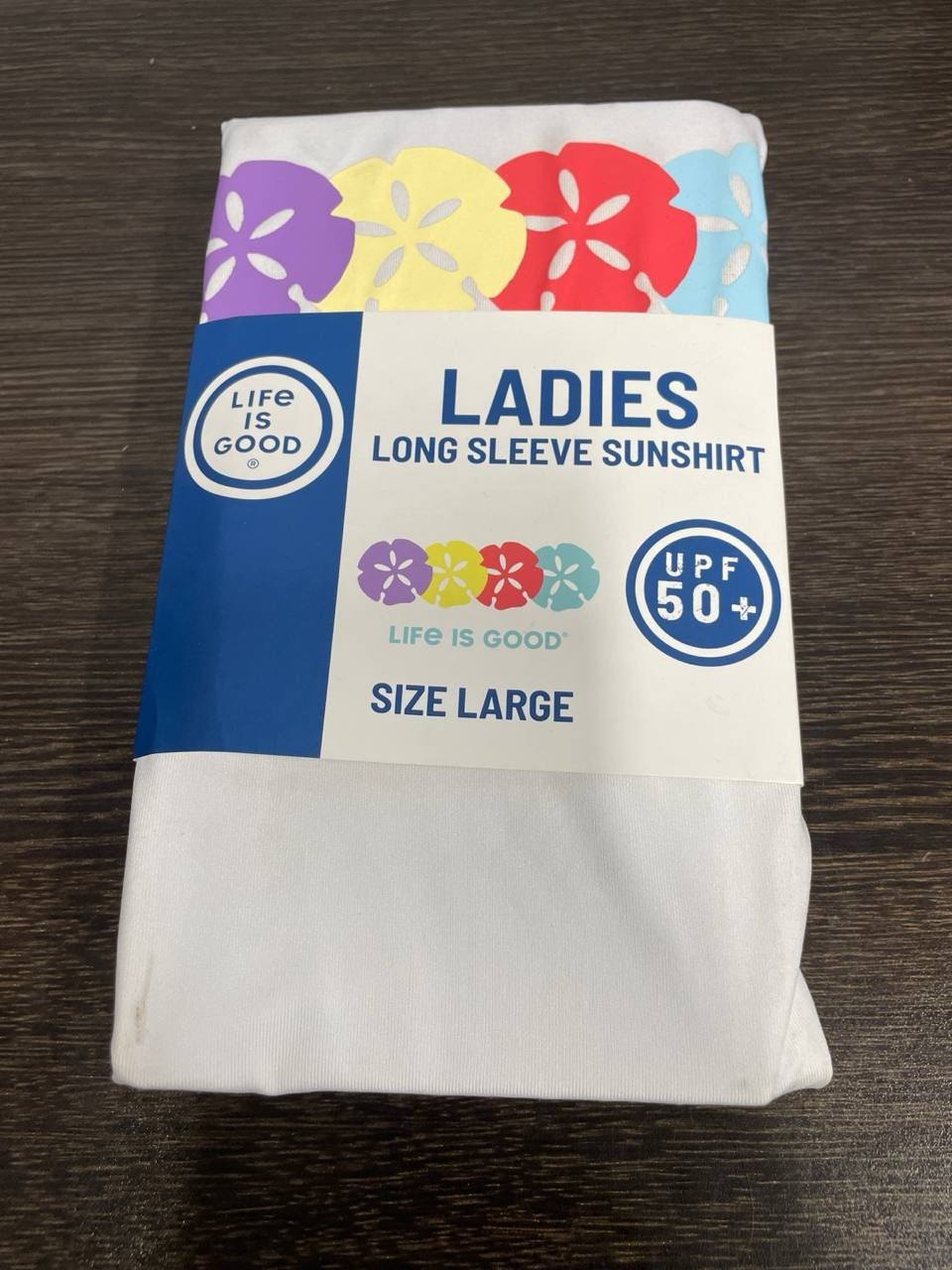 Life Is Good Ladies Long Sleeve Sunshirt UPF 50+ (LARGE)