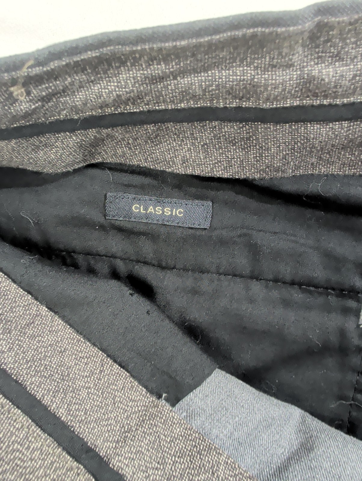 J Crew Bowery Classic Flat Front Mens 31×32 Gray Trousers Chino NEW