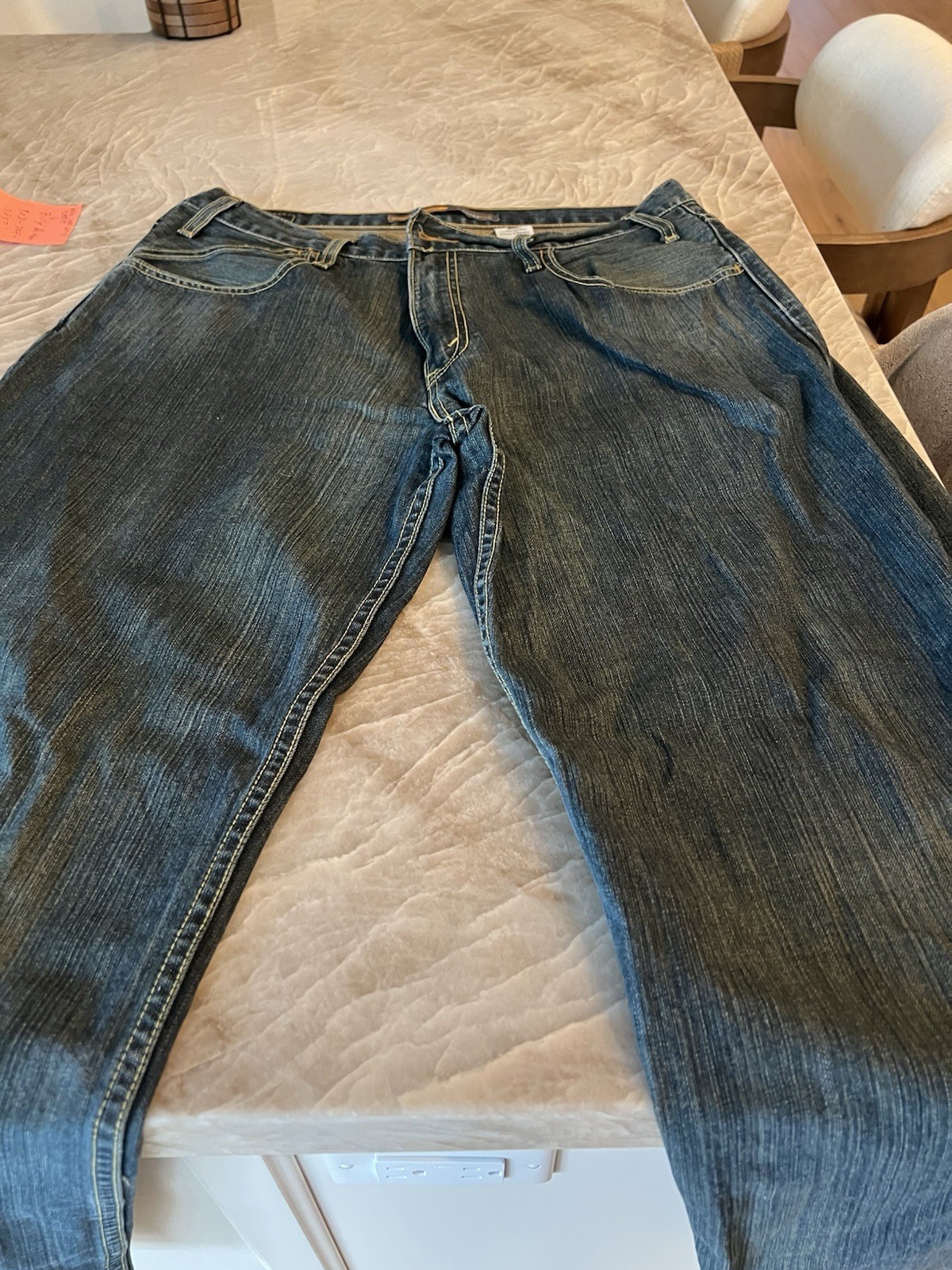 Vintage Levi’s Silvertab Baggy Jeans Men’s 36×34 Dark Blue Wide Leg Y2K