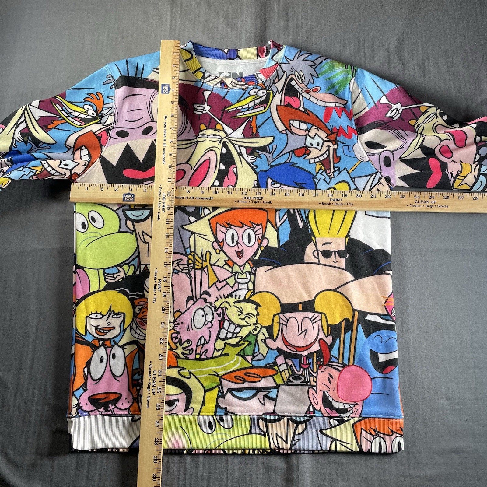 Cartoon Network Pullover Men’s Medium Retro All Over Print 2018 CN