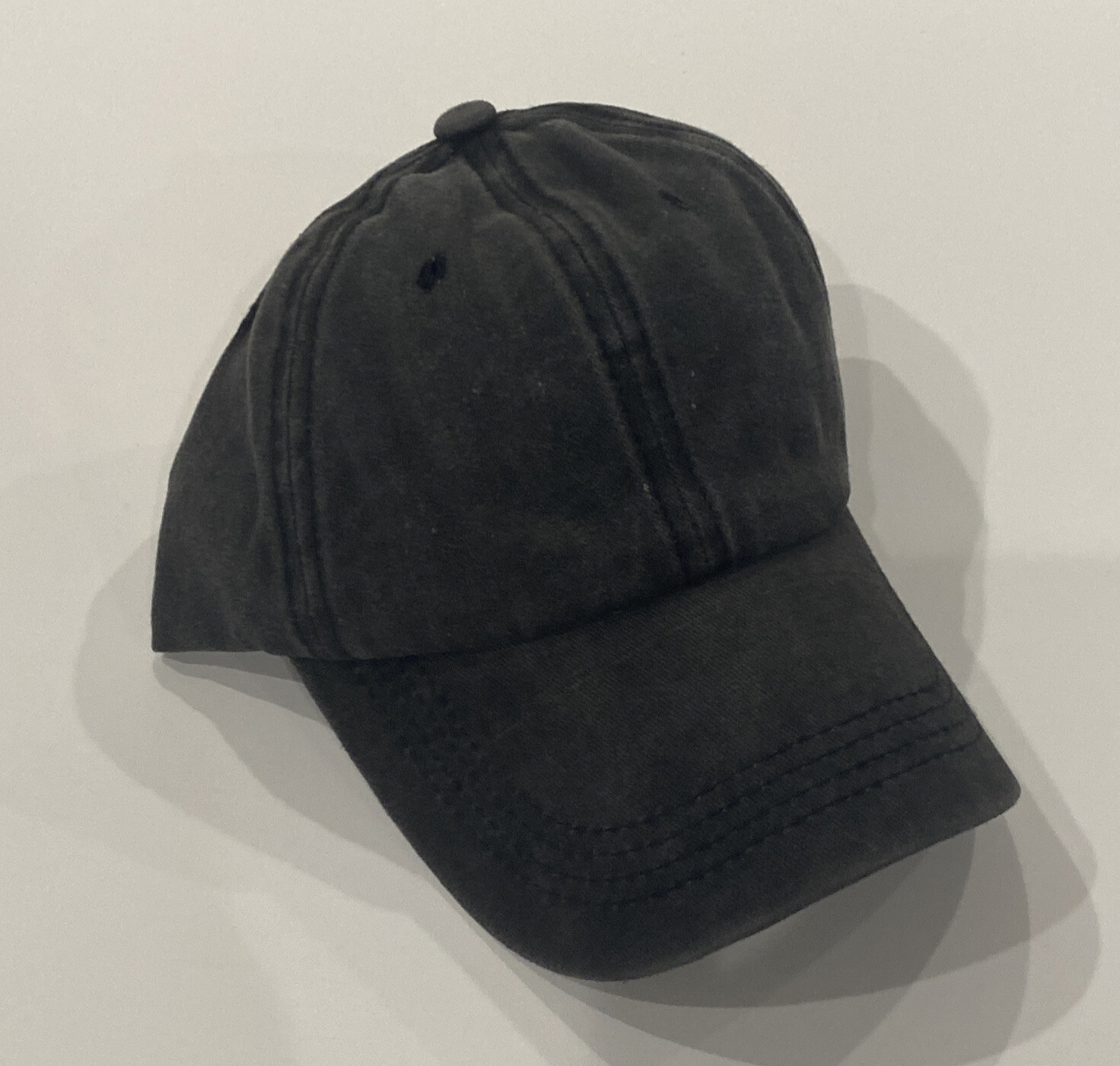 Dyed Washed Cotton Solid Plain Polo Style Baseball Ball Cap Hat Adjustable