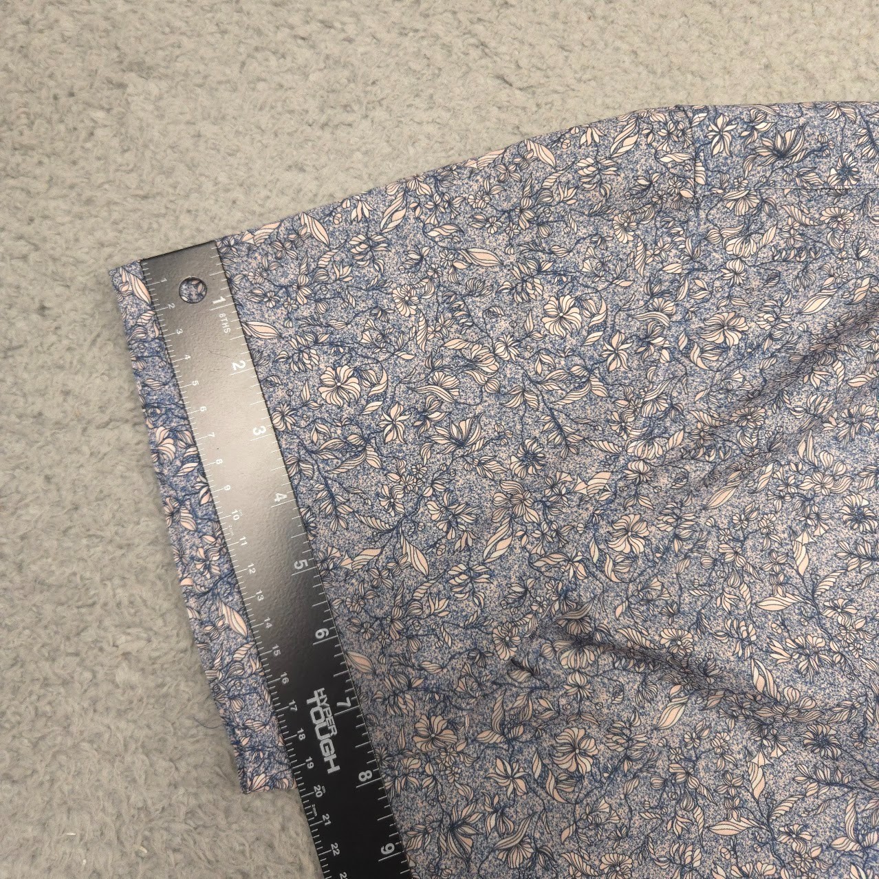 7Diamonds Kingston Sunset Shirt Mens Medium Blue Floral Short Sleeve Stretch