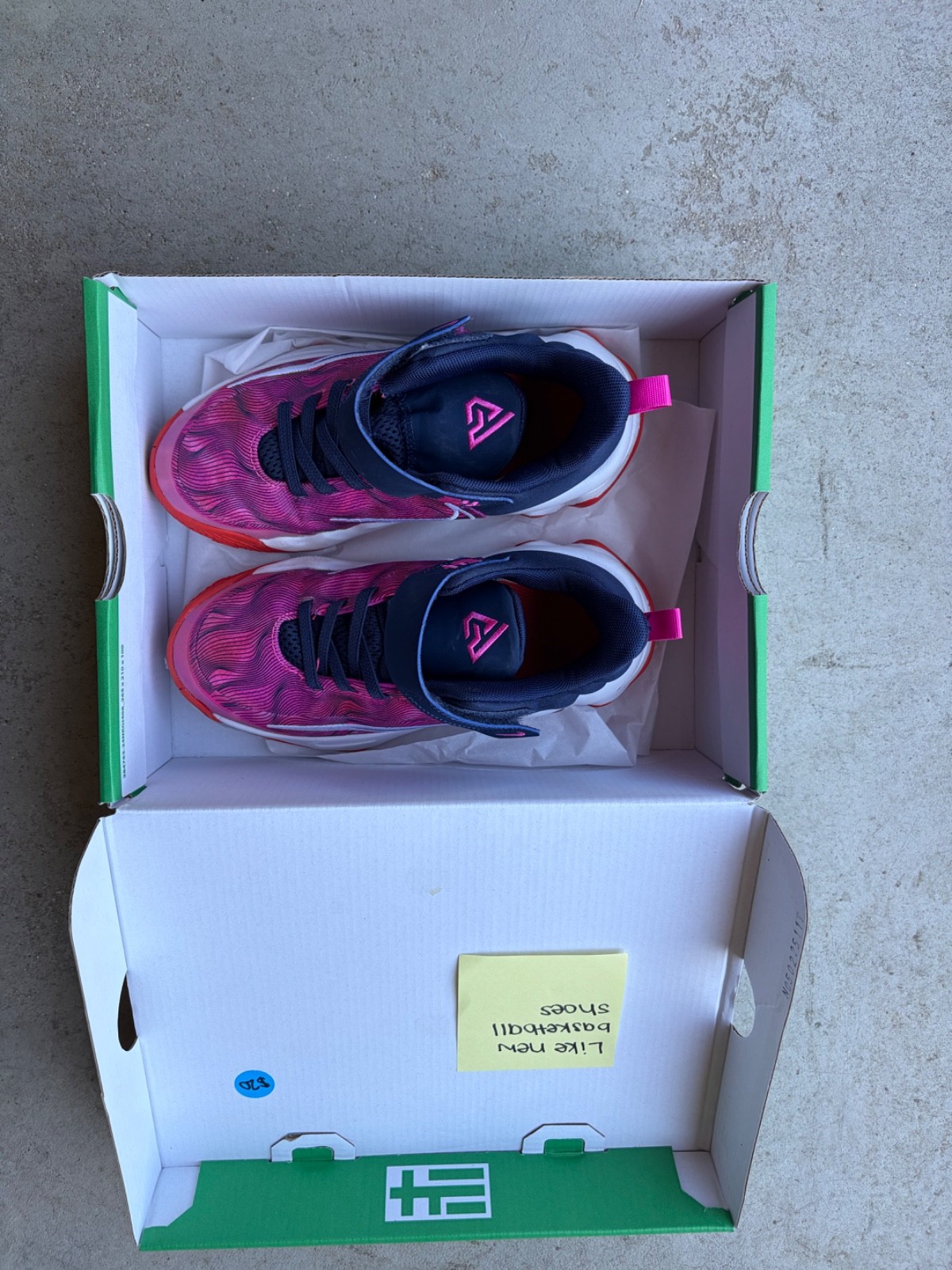 GIANNIS IMMORTALITY 4 SE Red picante Girls 1Y basketball shoes, in original box