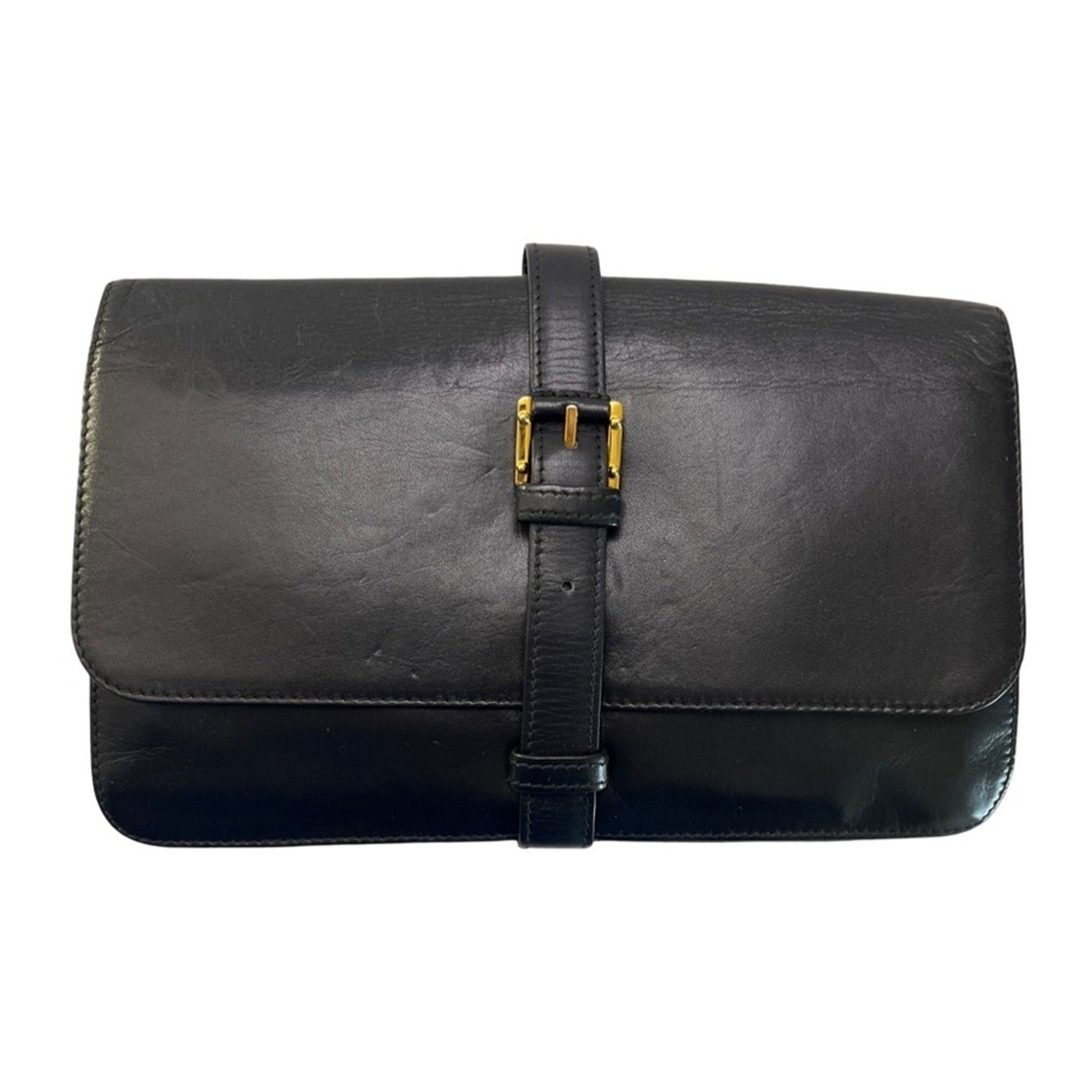 Loewe Anagram Clutch Black Leather Sleek Minimalist Spanish Designer Luxury