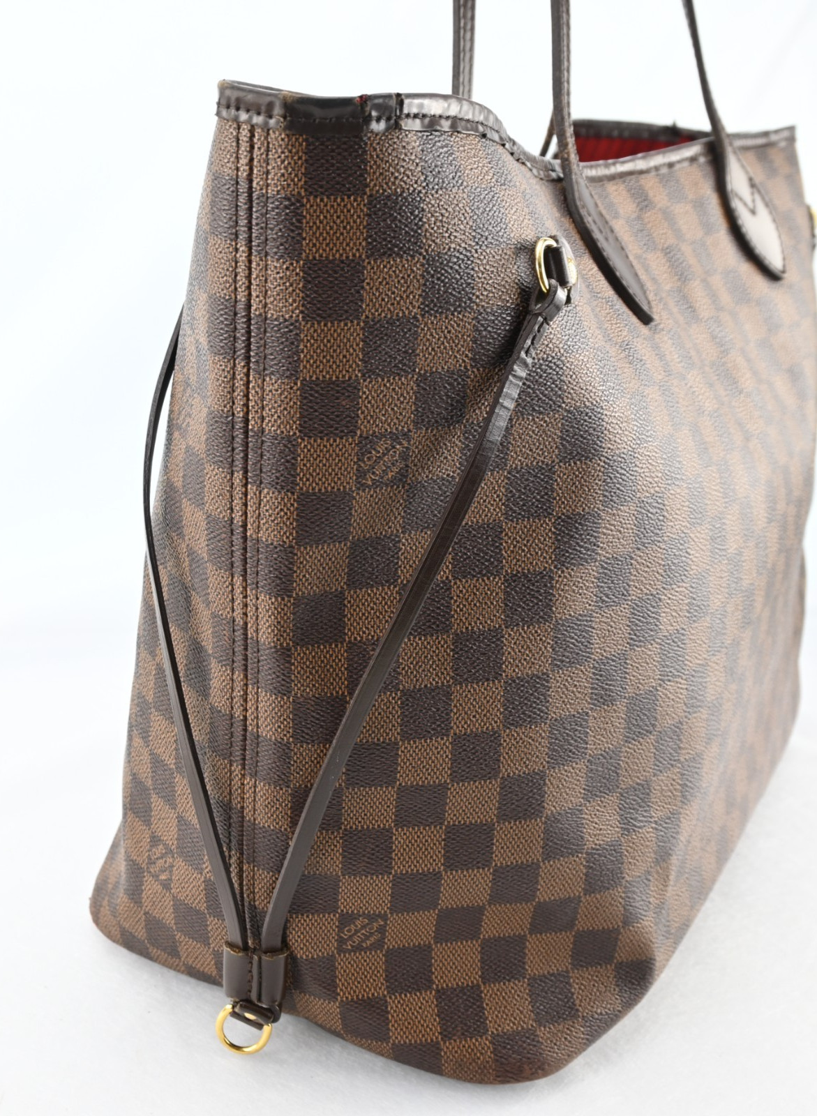 LOUIS VUITTON Damier Ebene Neverfull GM Tote Bag N51106 LV C1965YR806