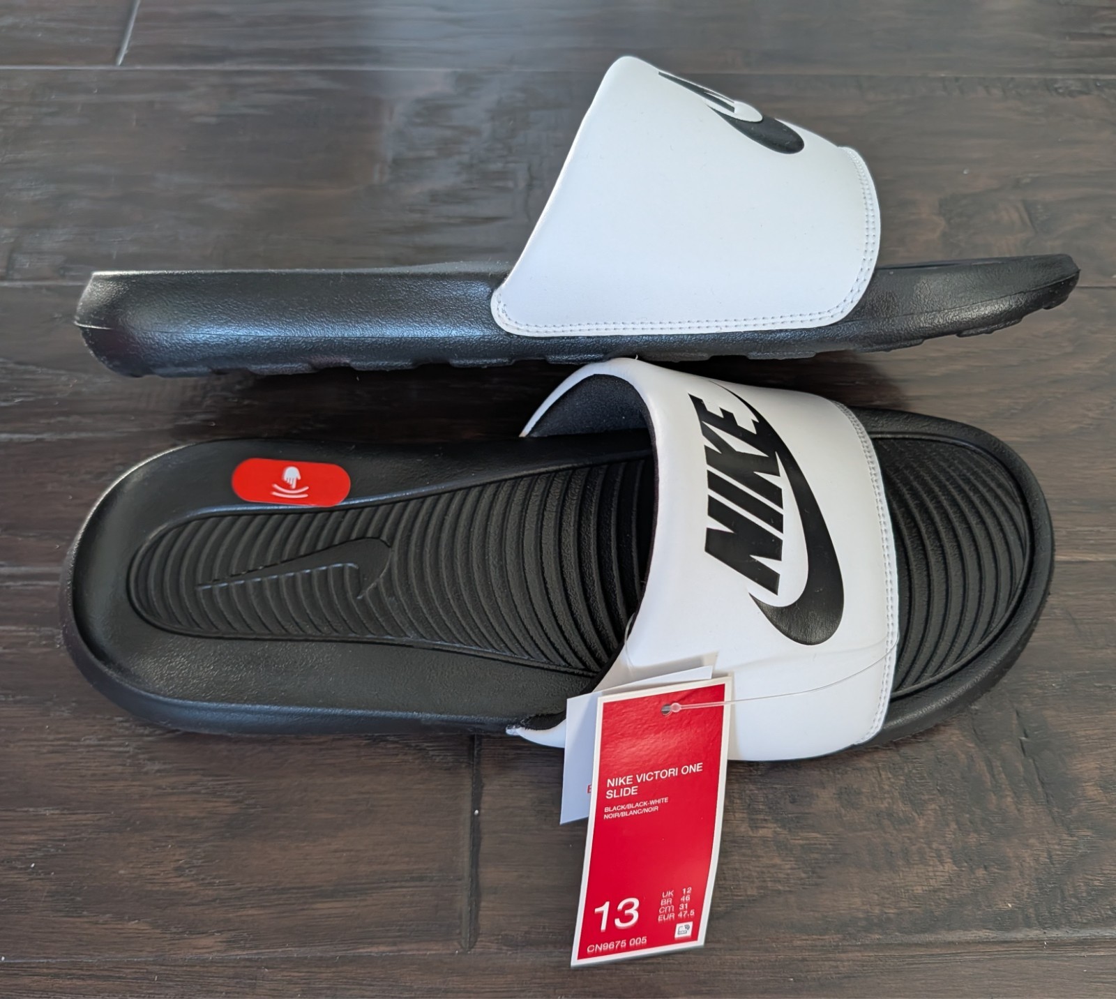 Nike Victori One Slide – Size 13 Black/White