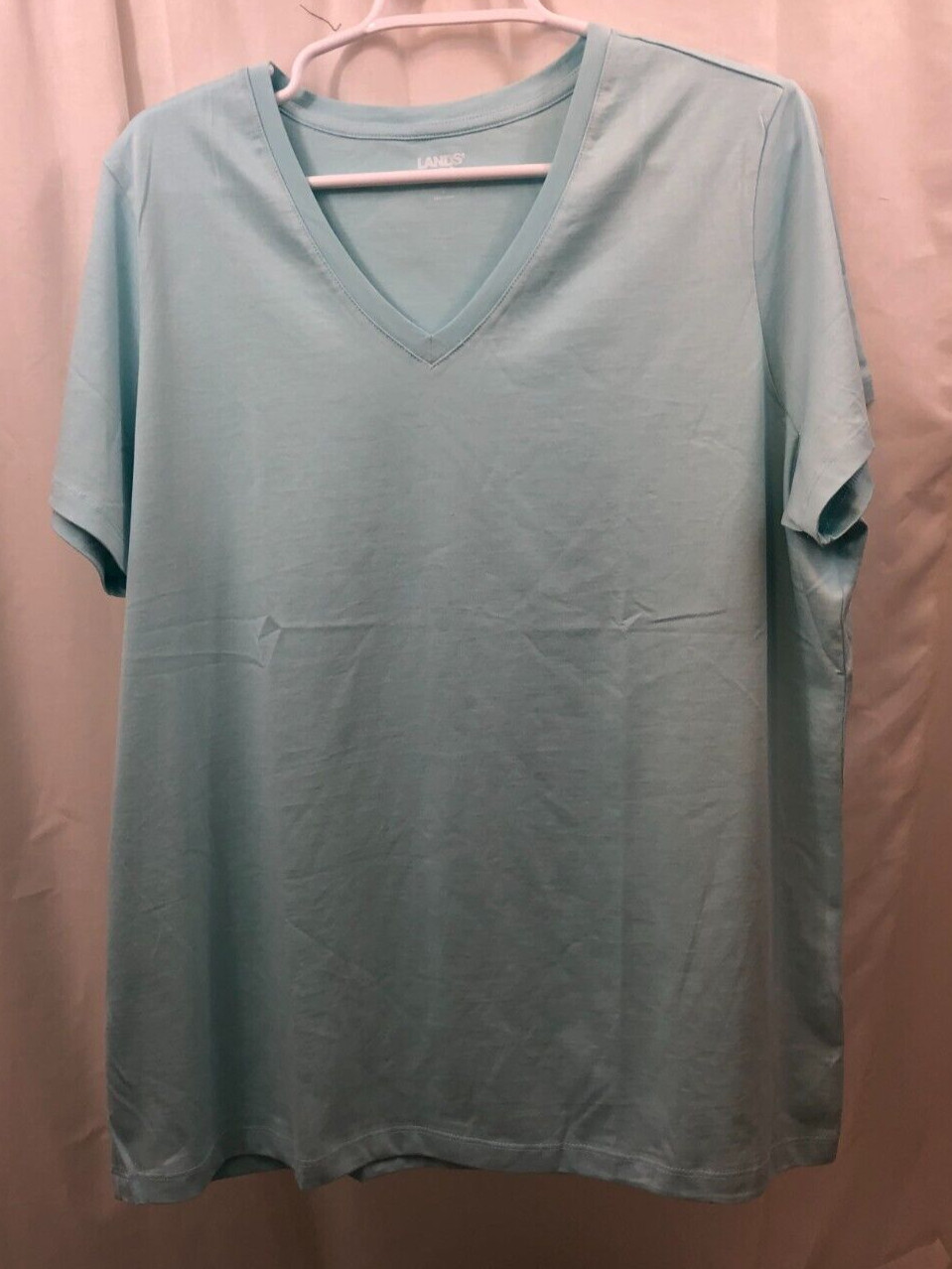 Women’s Lands End T Shirt Large Relaxed Fit