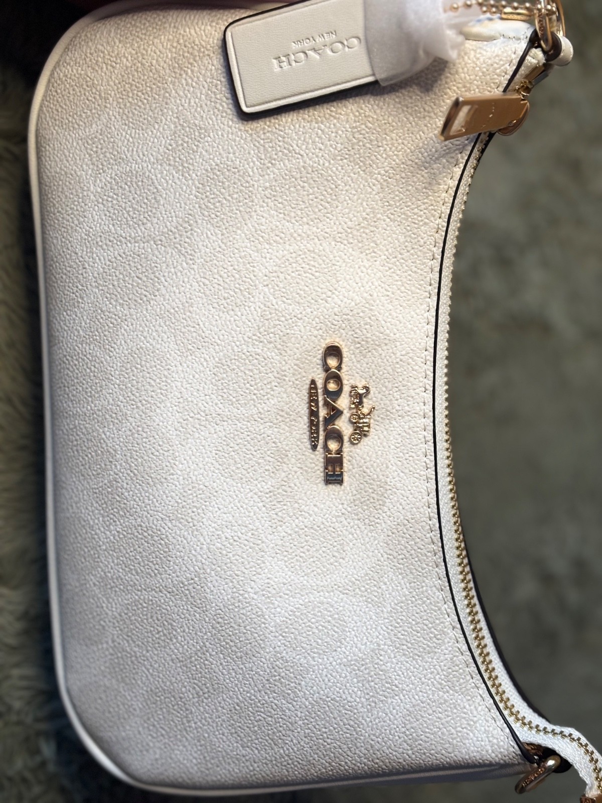 Coach Teri Shoulder Bag Signature Canvas