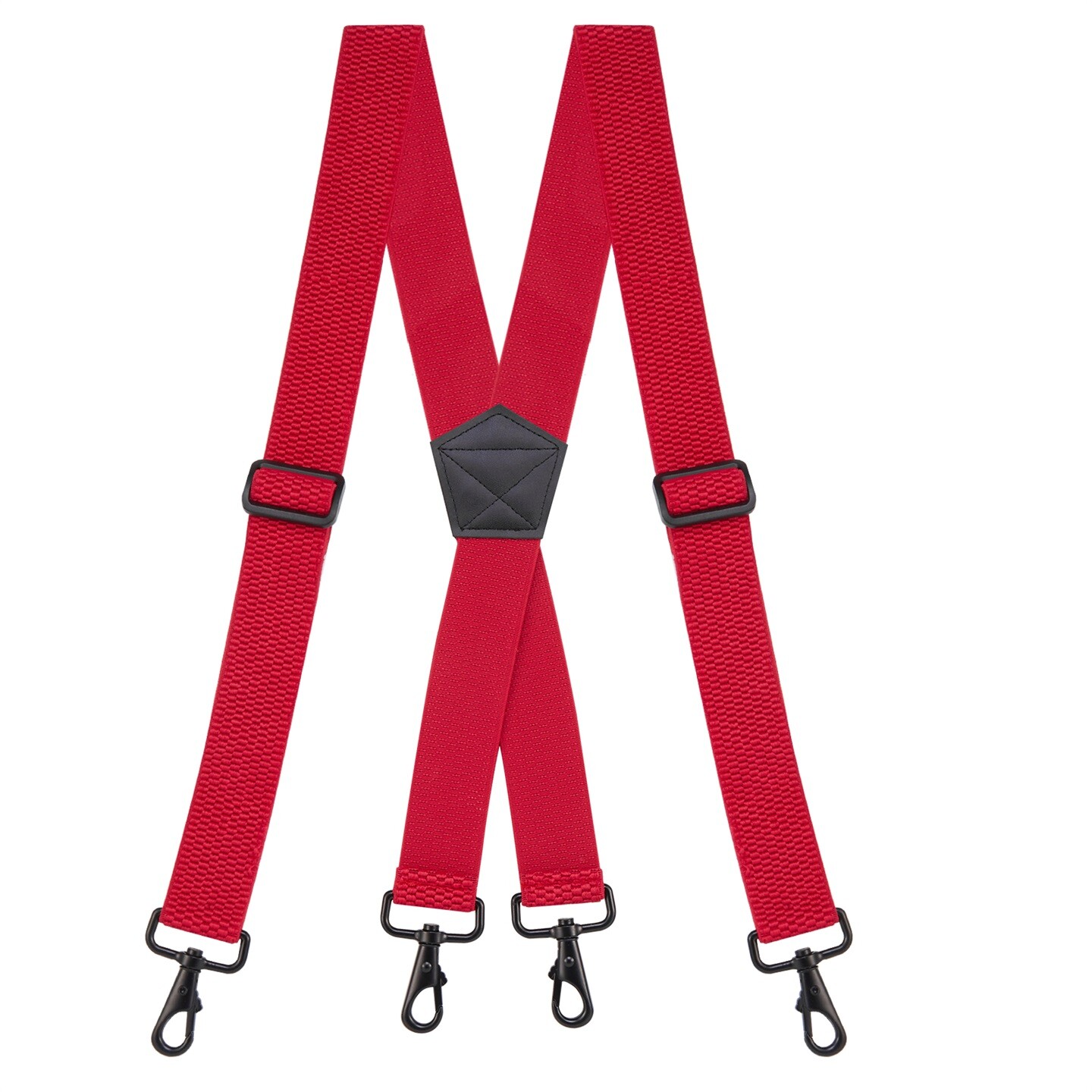 Buyless Fashion Suspender Men 48″” Adjustable Straps 1 1/2″” X Back Strong Hooks