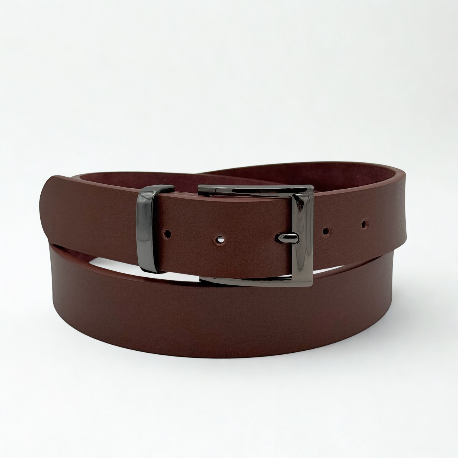 Genuine Leather Belt Brown Width 1.35″ American Handmade Sizes S – XXL (32″-48″)