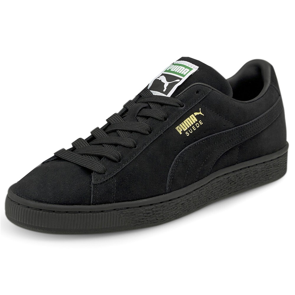 PUMA Suede Classic Xxi Lace Up Mens Black Sneakers Casual Shoes 37491512